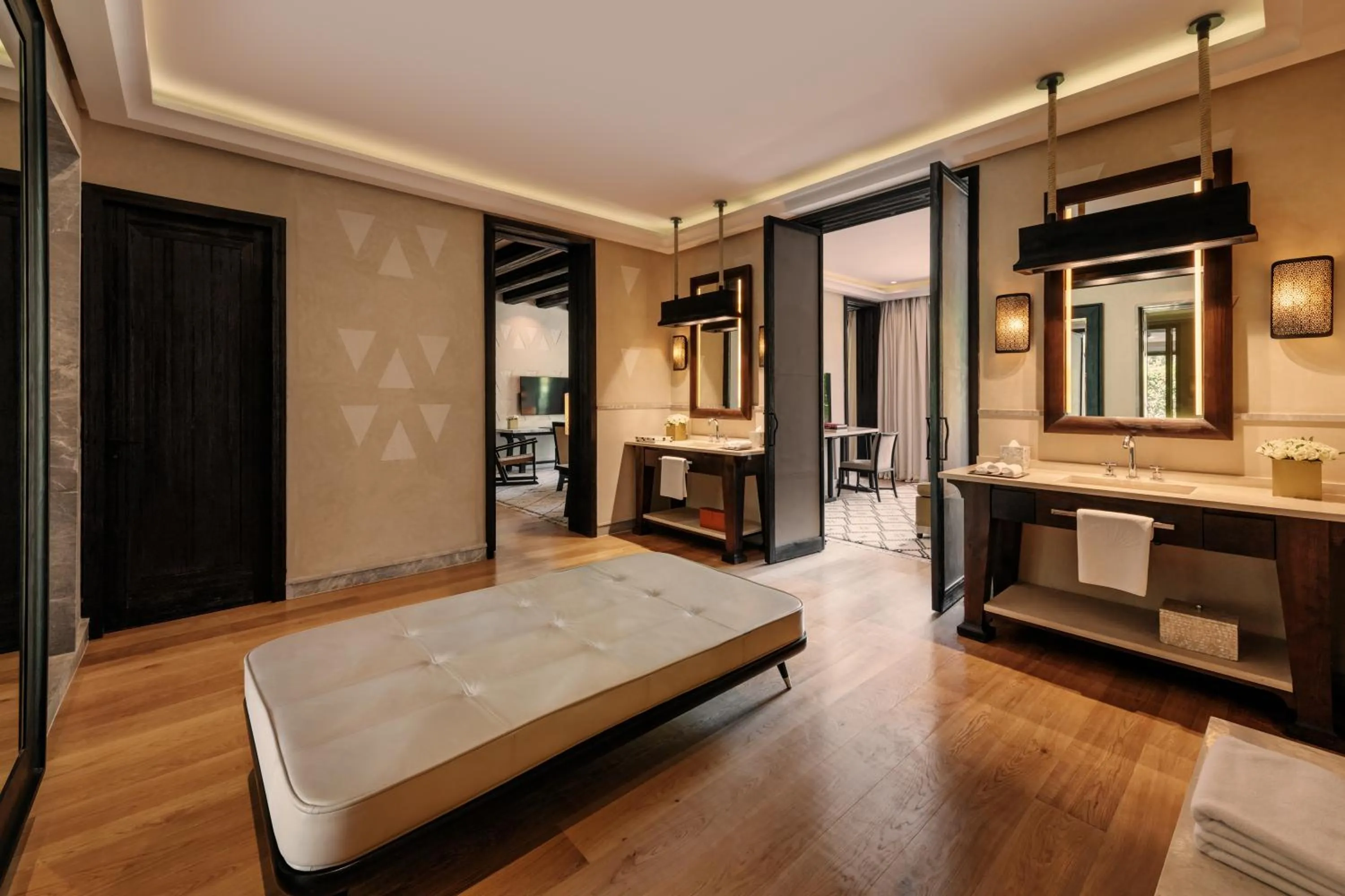 wardrobe, Bed in Mandarin Oriental, Marrakech