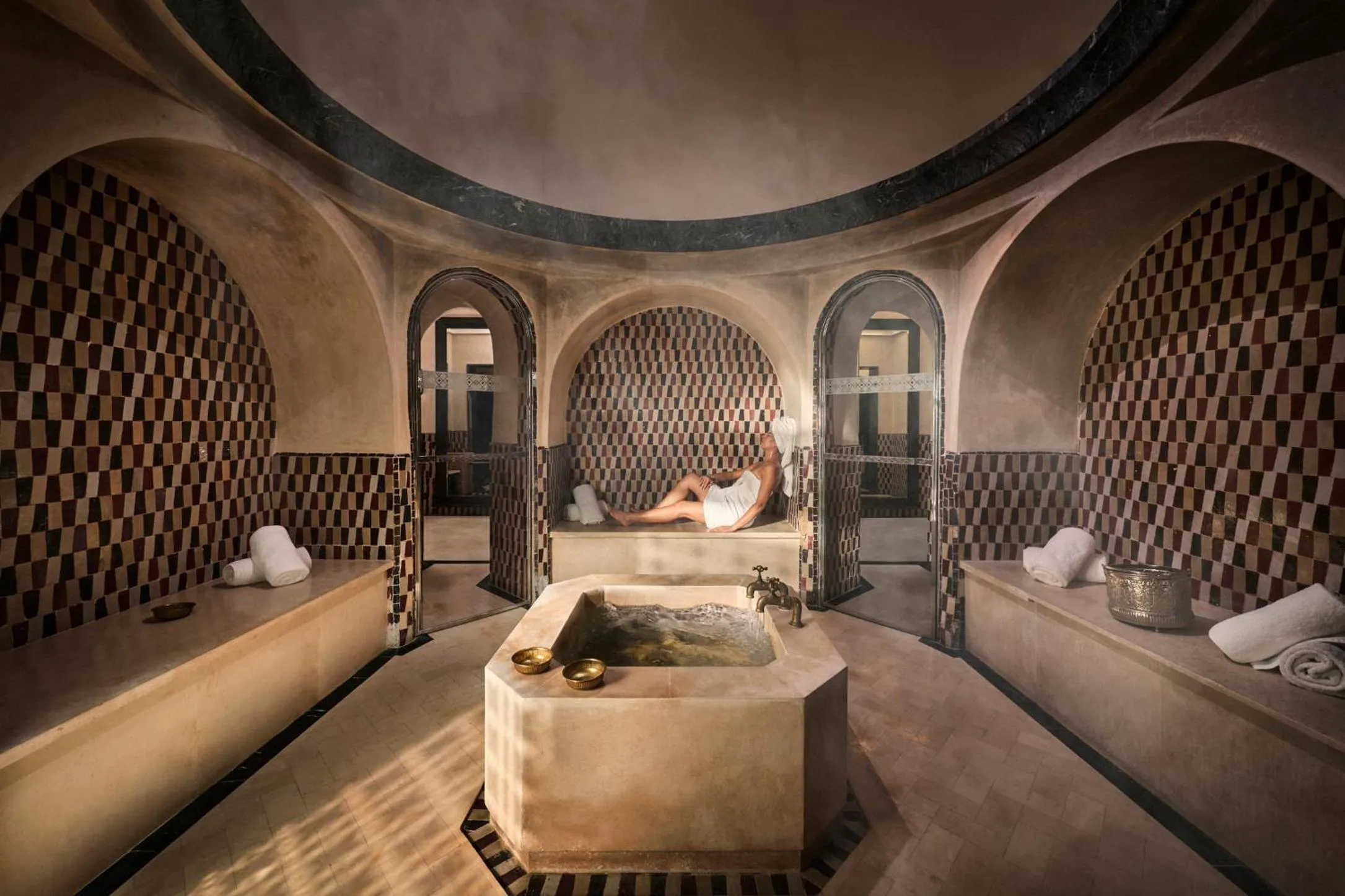 Steam room in Mandarin Oriental, Marrakech