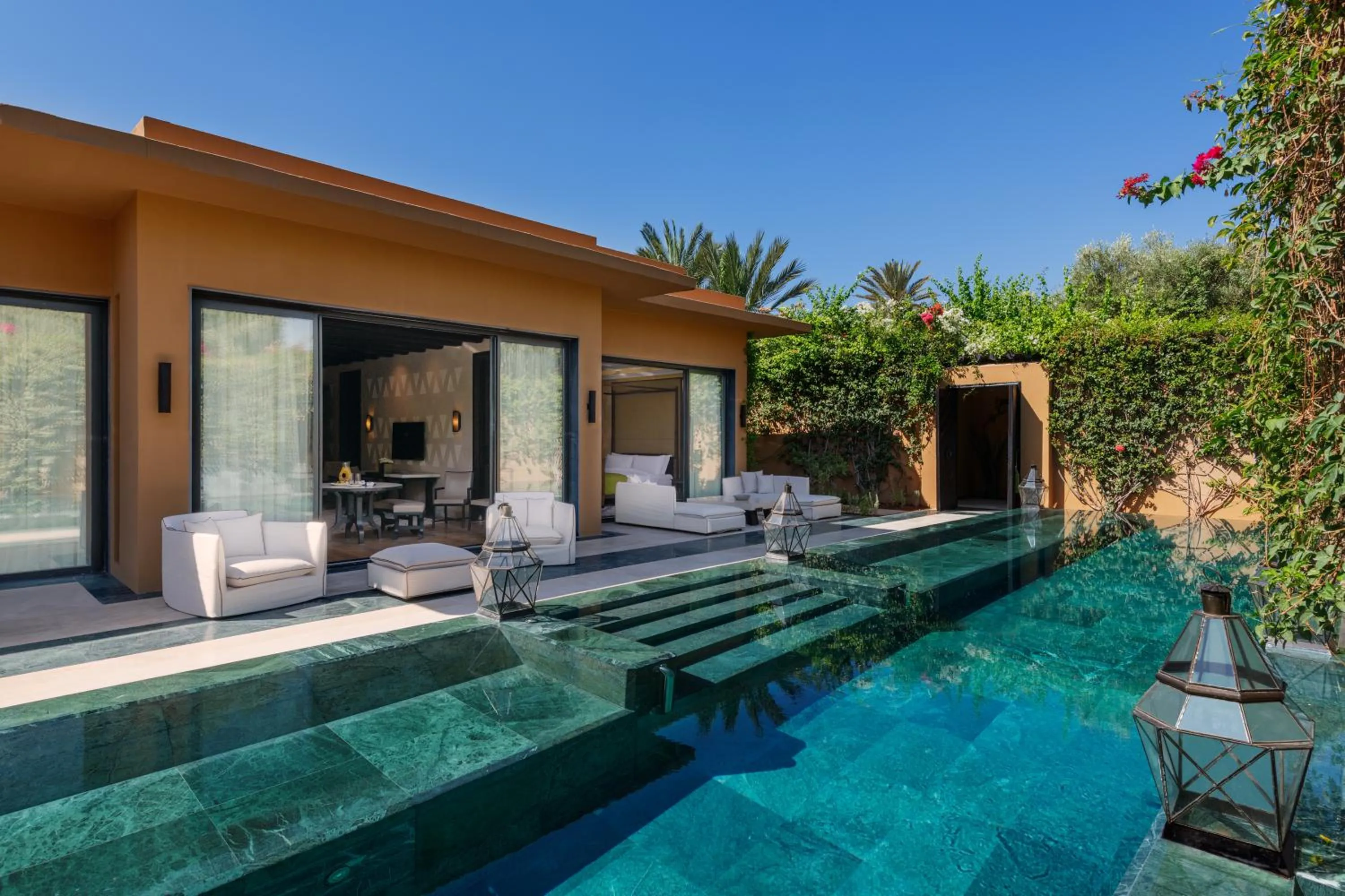 Swimming pool in Mandarin Oriental, Marrakech