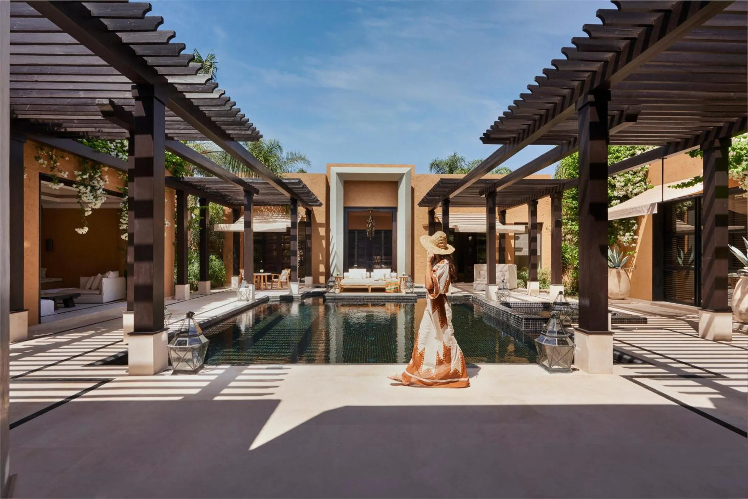 Swimming pool in Mandarin Oriental, Marrakech