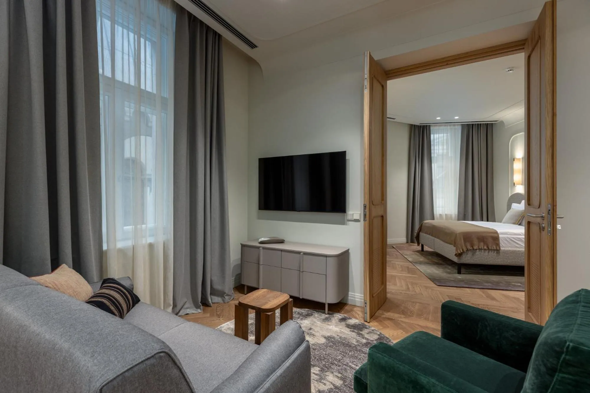 Living room, Bed in Carillon Aparthotel - Keystone Collection, opened December 2025