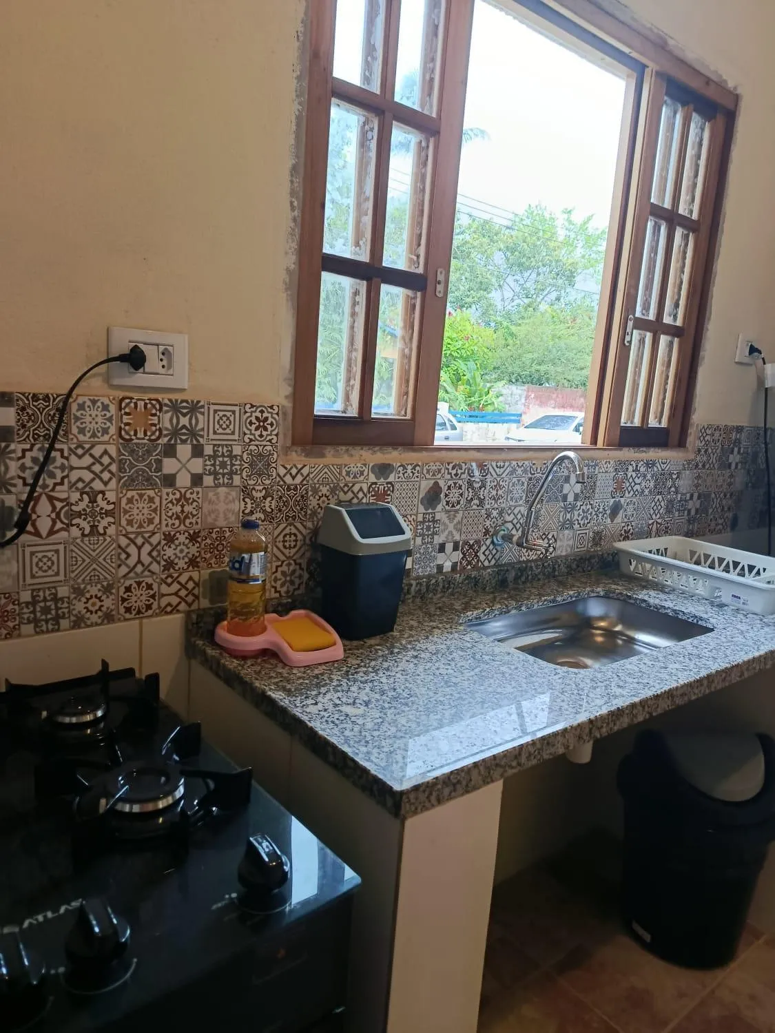 kitchen in Apartamentos Canoeiro