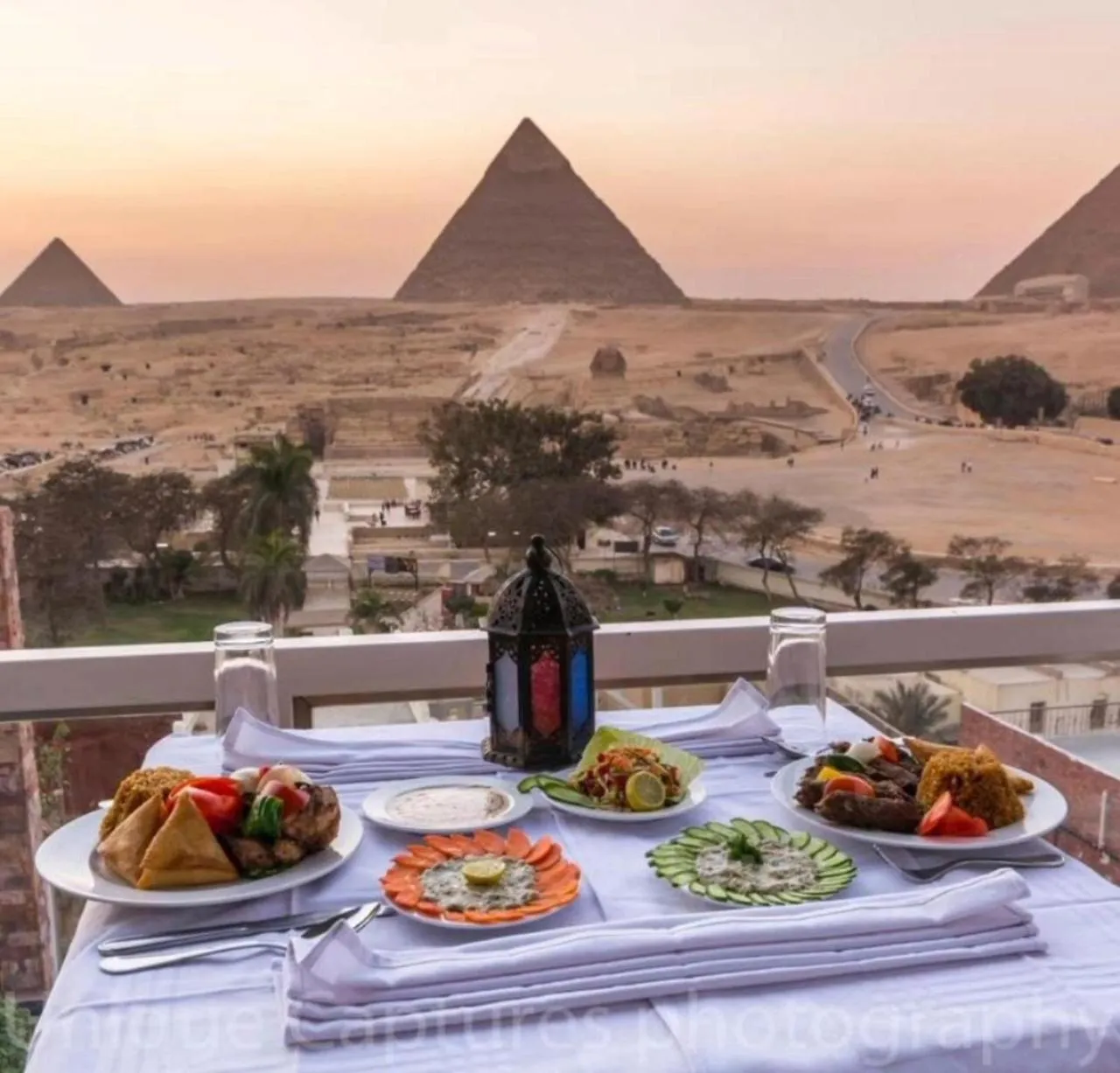 Dinner in Great Pyramid Inn