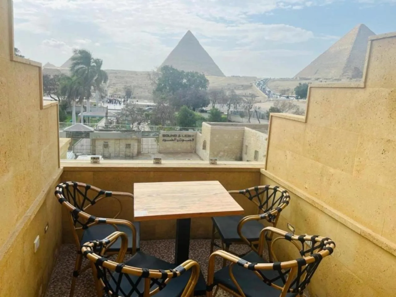Property building in Great Pyramid Inn