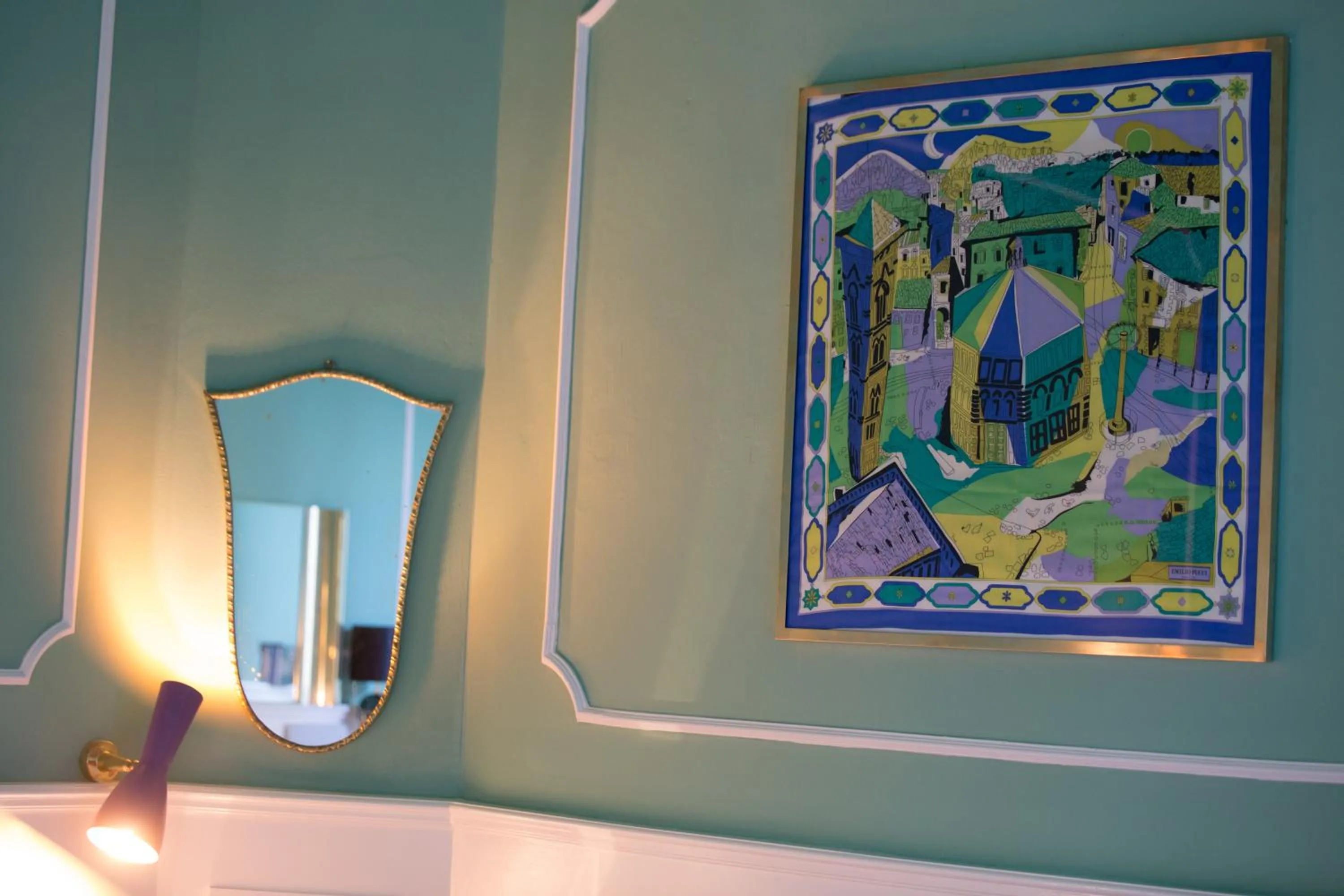 Decorative detail in AdAstra Suites