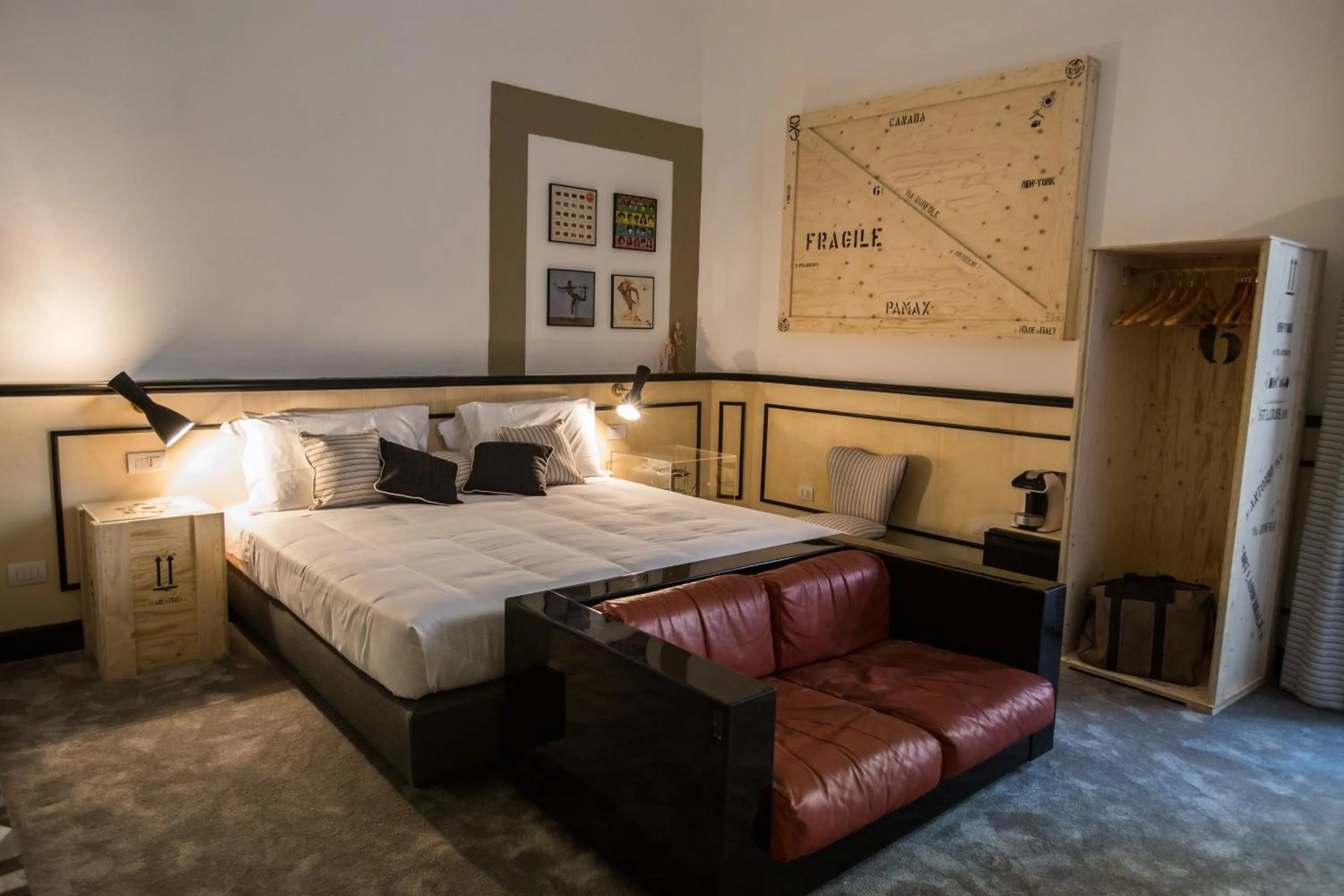 Photo of the whole room, Bed in AdAstra Suites