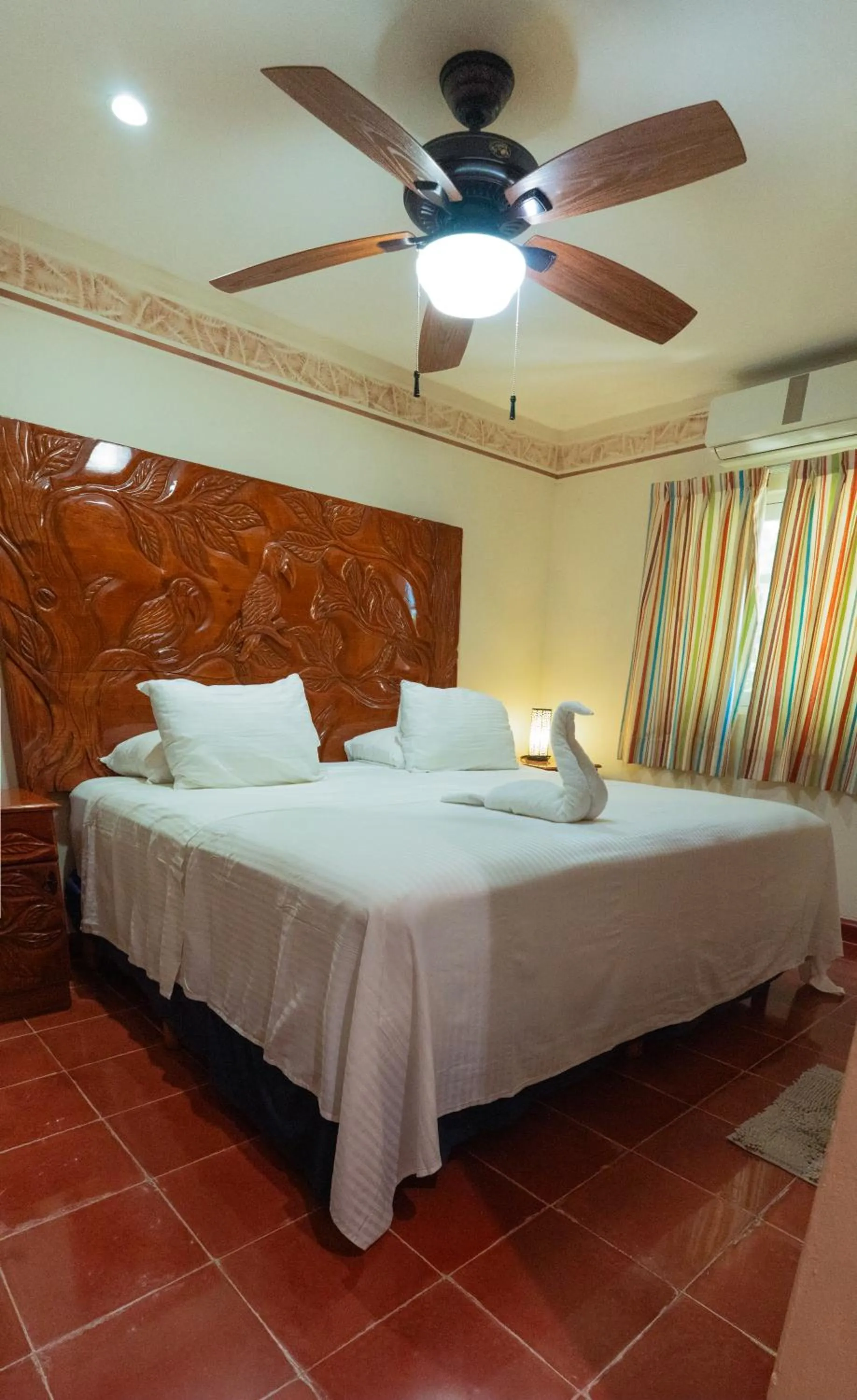 Bed in Villa Pajaros