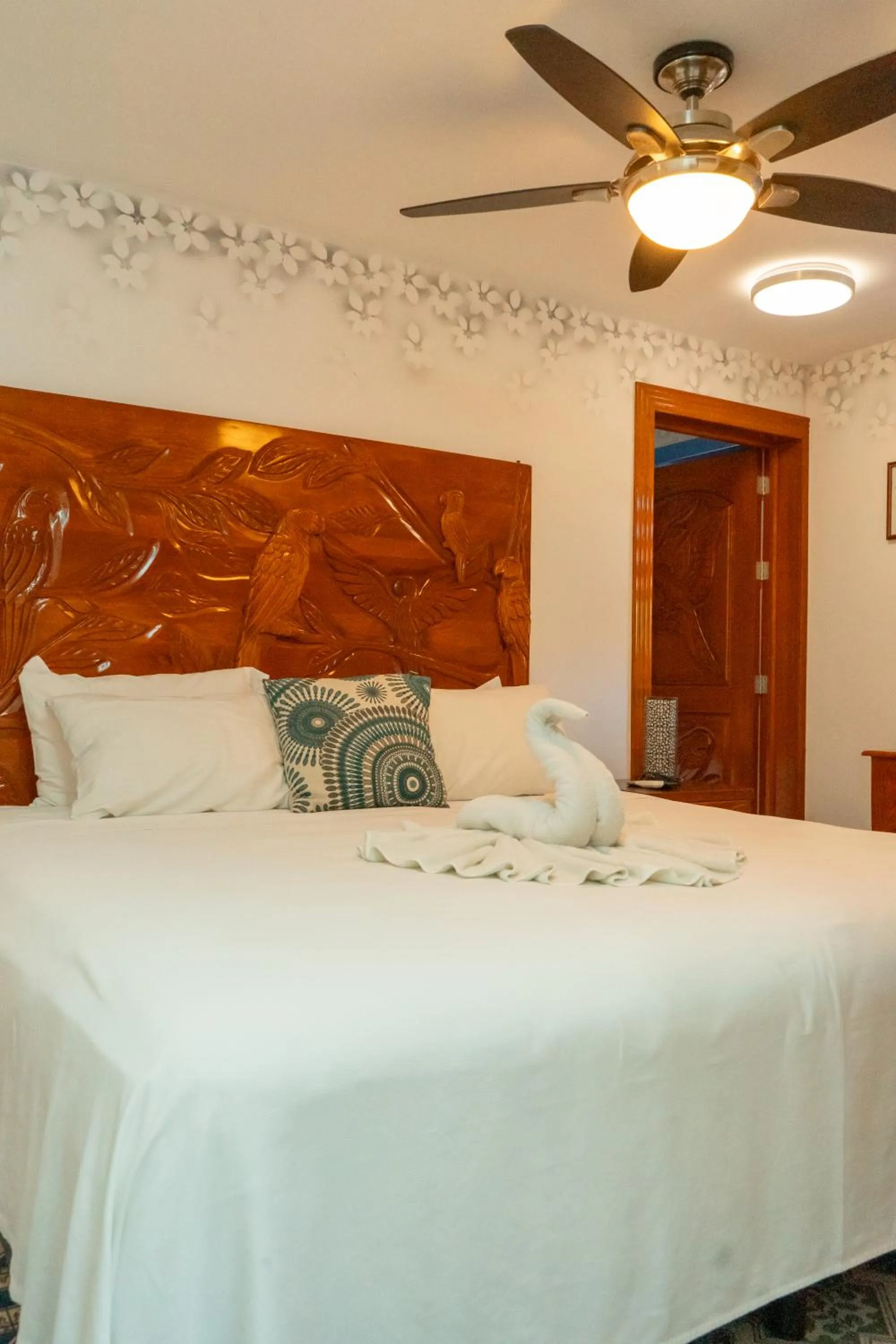 Bed in Villa Pajaros