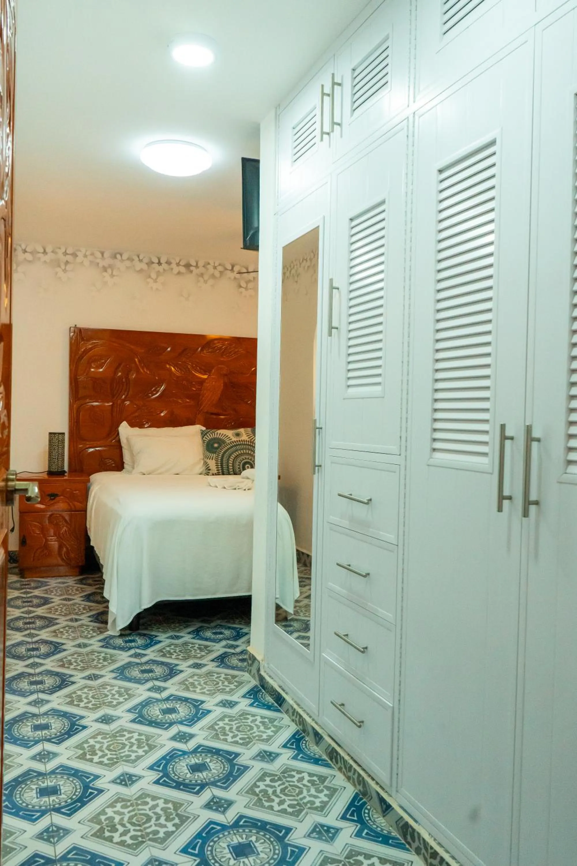 Bed in Villa Pajaros