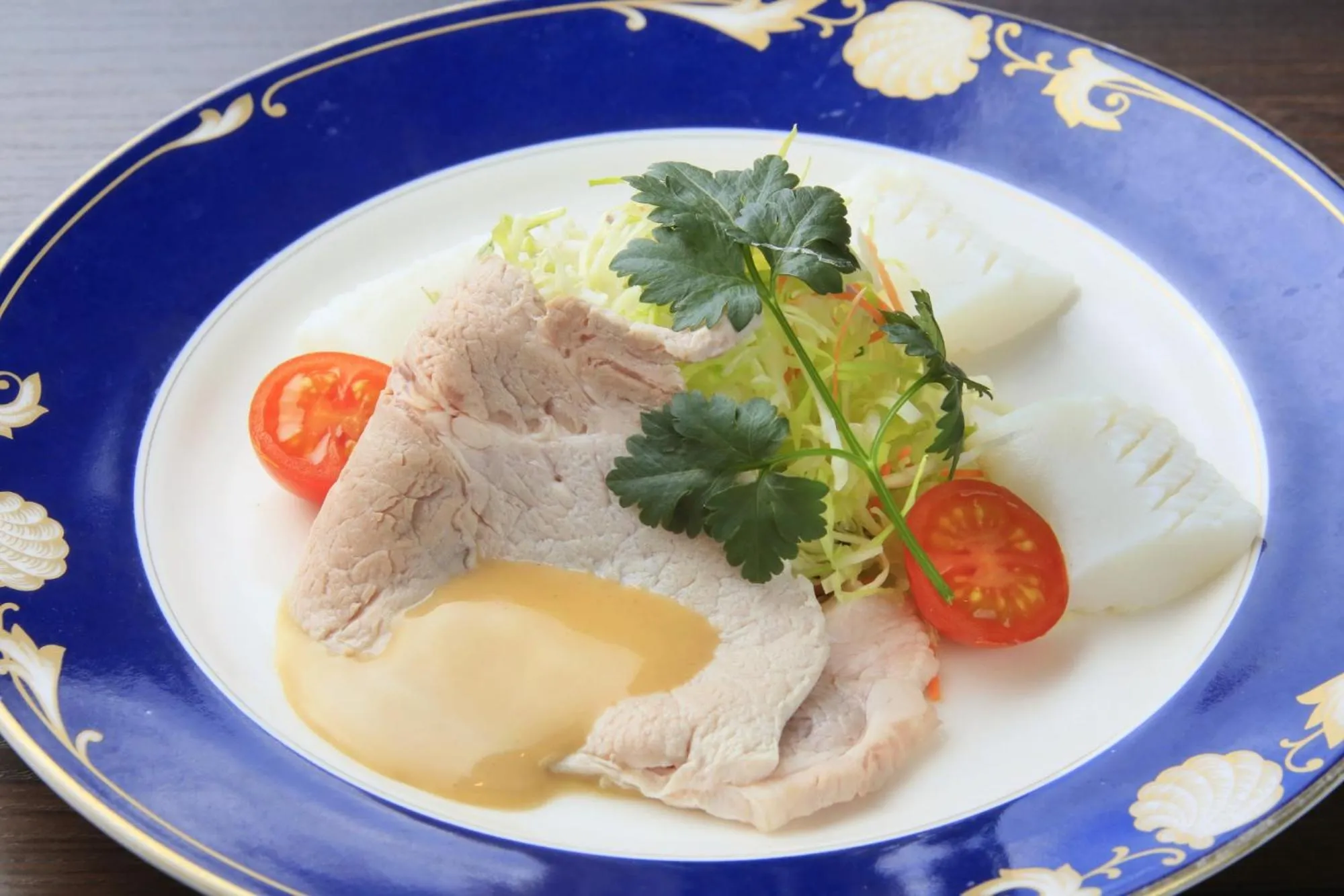 Food close-up in Izu Ippeki Lake Lakeside Terrace