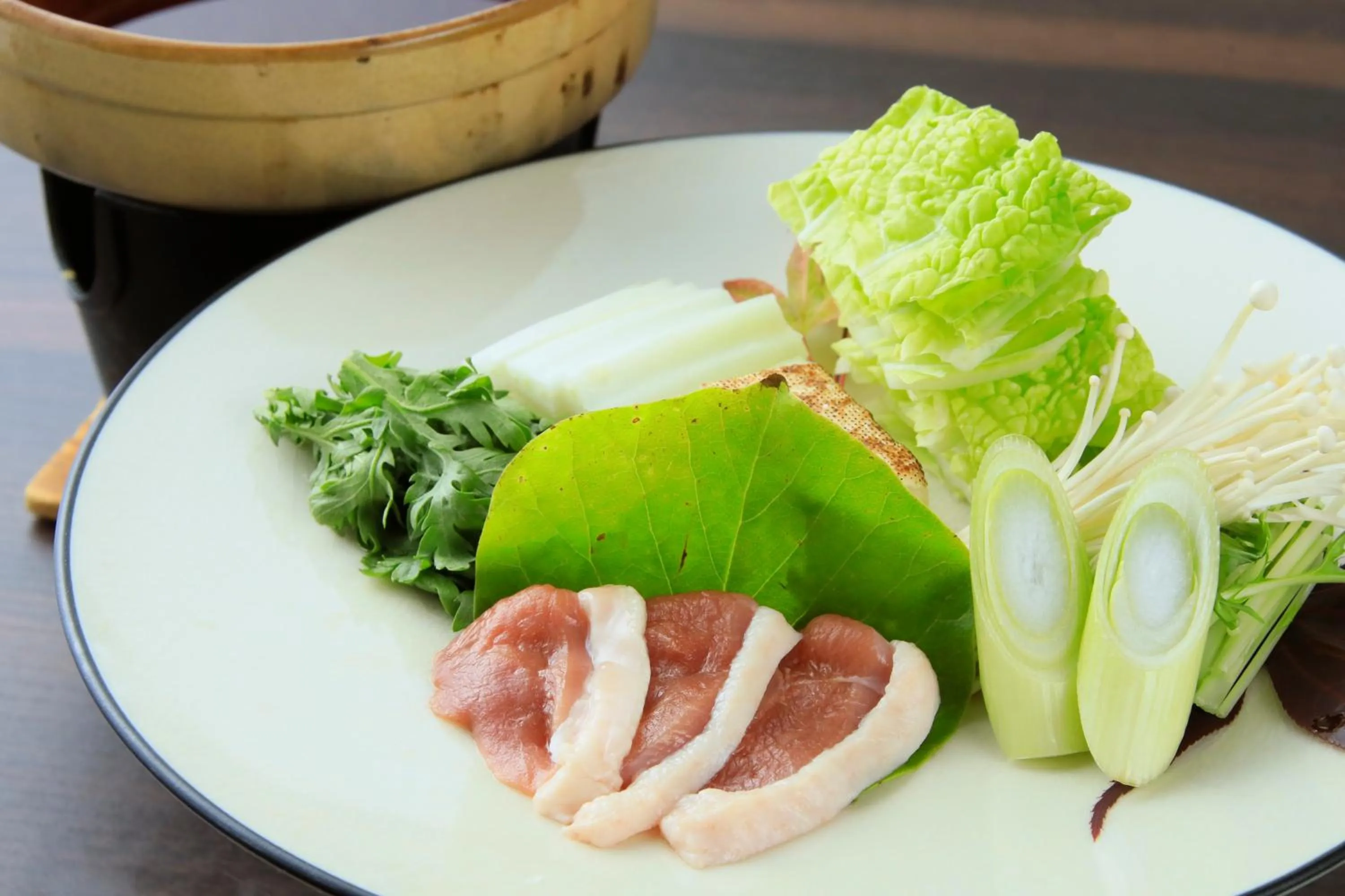 Food in Izu Ippeki Lake Lakeside Terrace