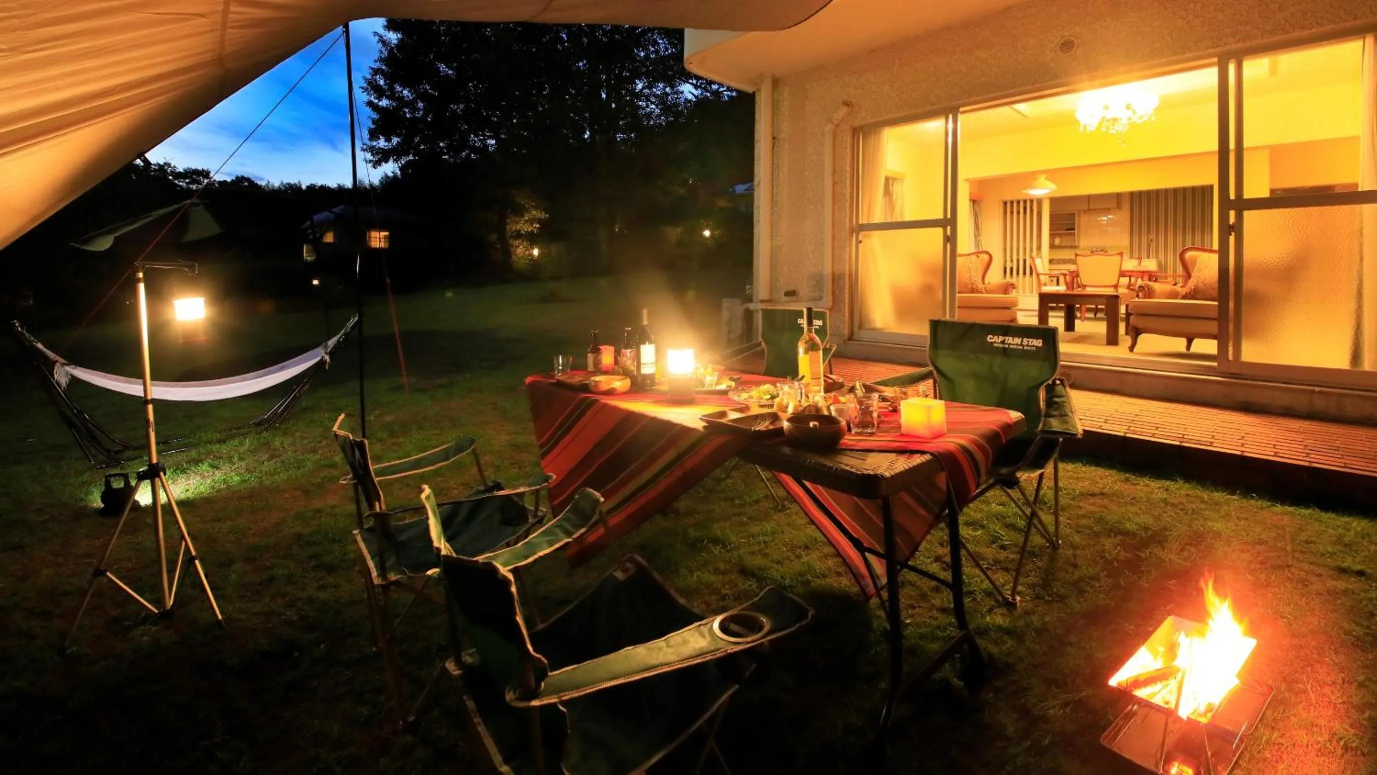 BBQ facilities in Izu Ippeki Lake Lakeside Terrace