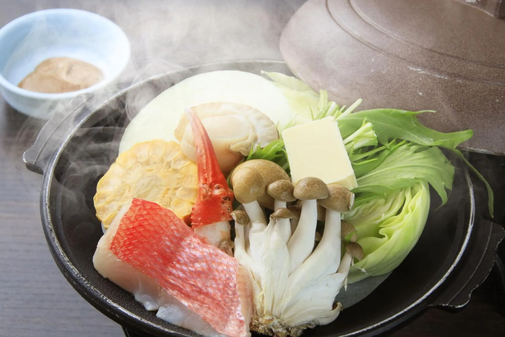 Food close-up in Izu Ippeki Lake Lakeside Terrace