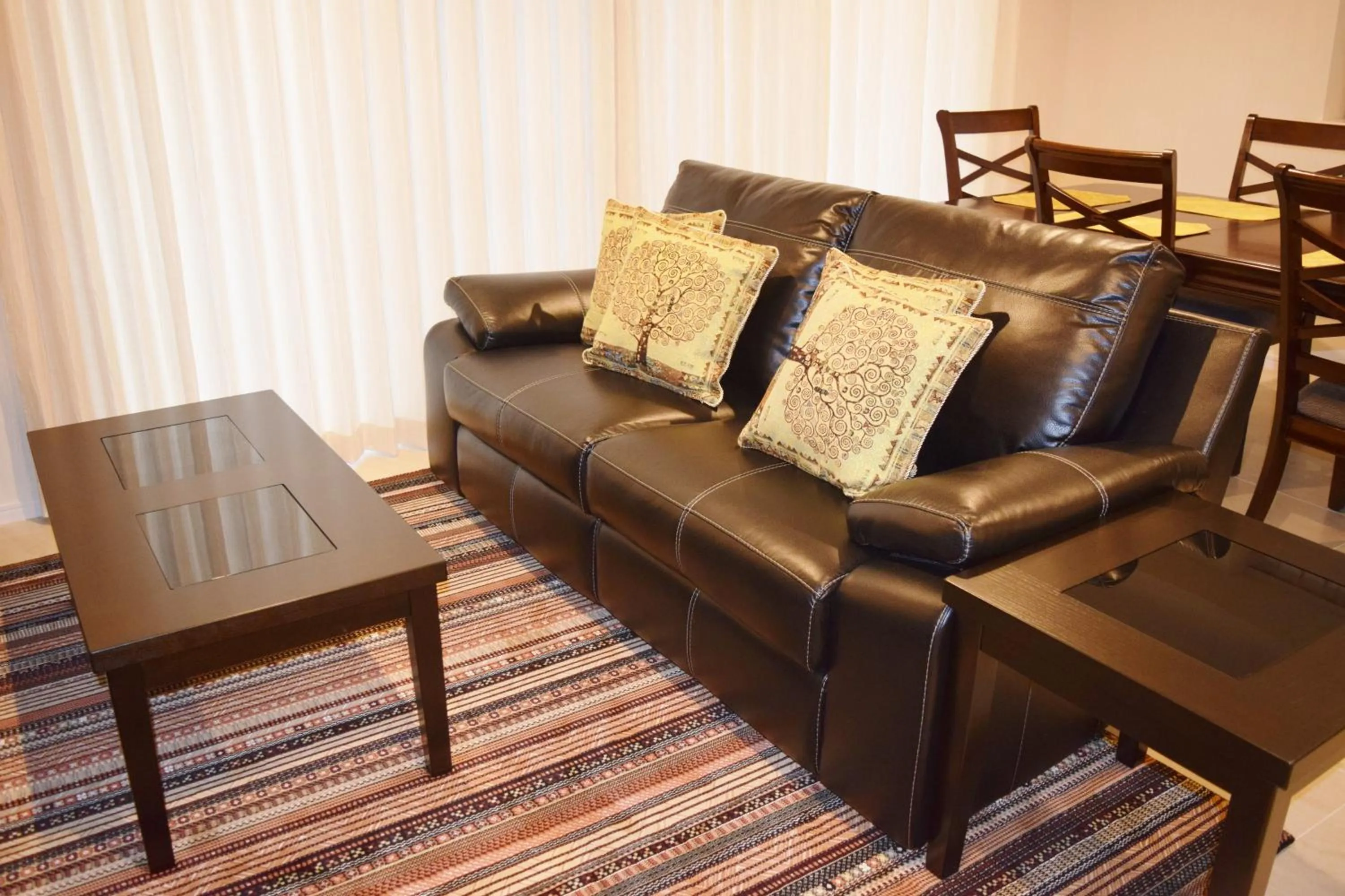 Living room in Wisteria Condominium Resort