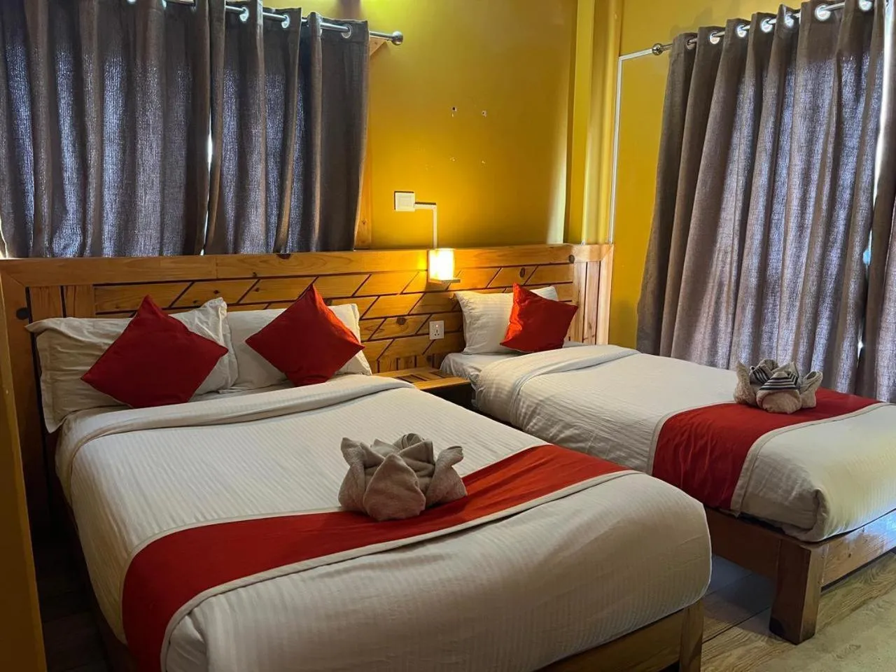 Bed in Hotel Fewa Suites Pvt Ltd