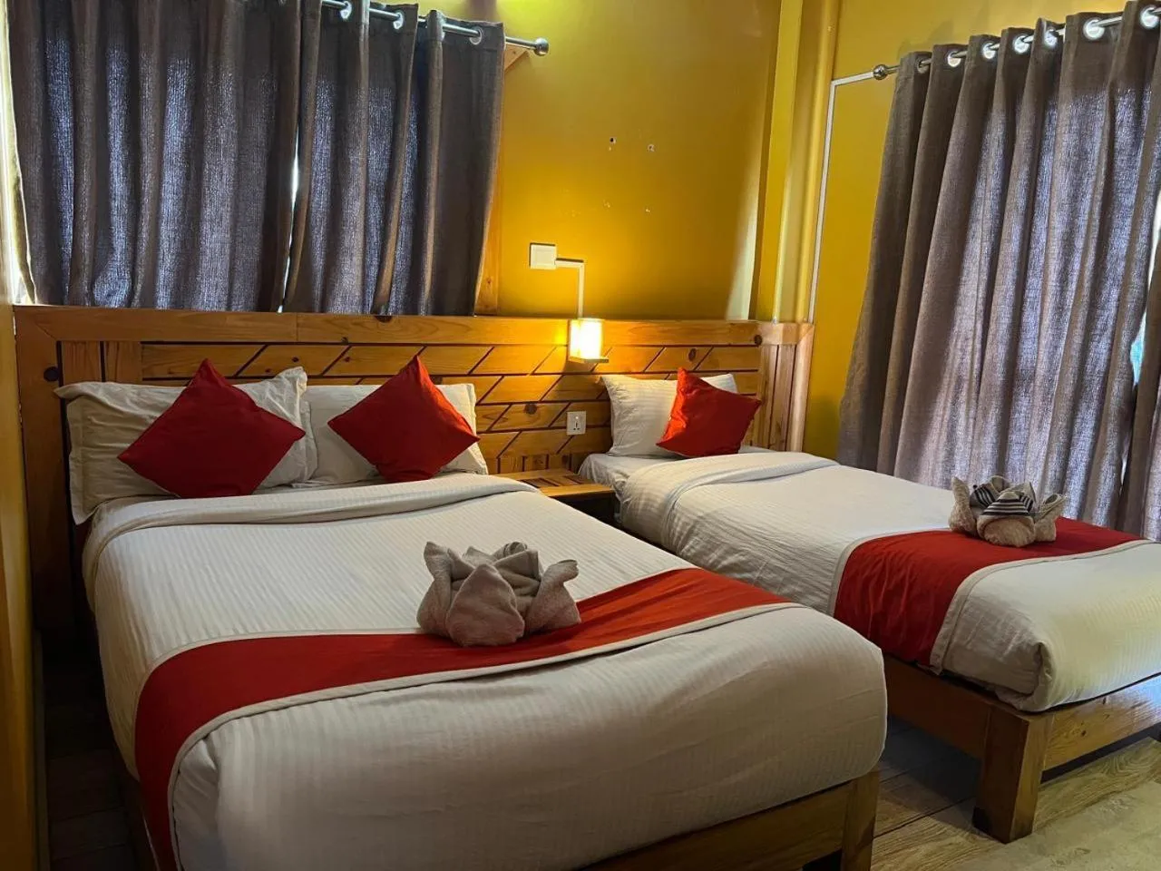 Bed in Hotel Fewa Suites Pvt Ltd