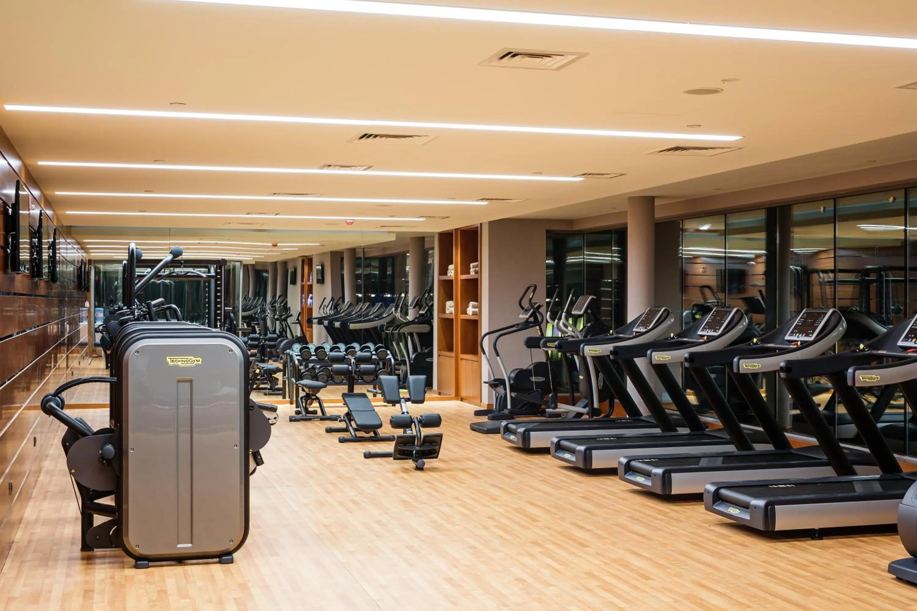 Fitness centre/facilities in Radisson Blu M'Bamou Palace Hotel, Brazzaville