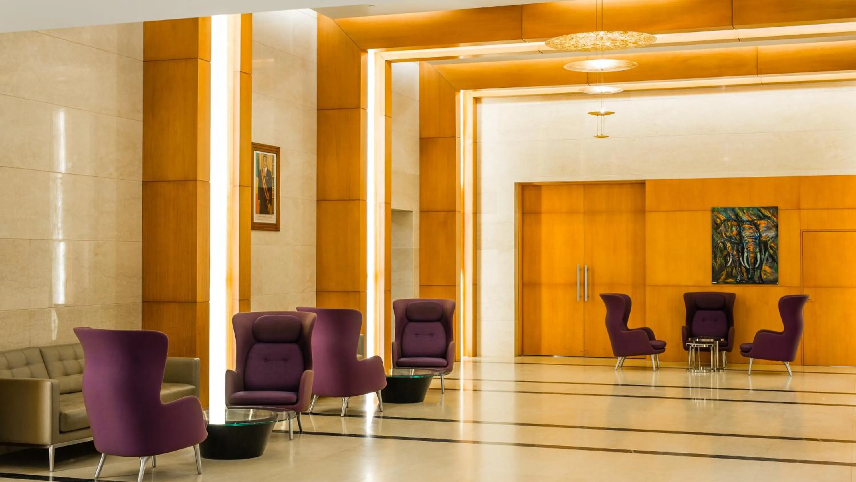 Lobby or reception in Radisson Blu M'Bamou Palace Hotel, Brazzaville