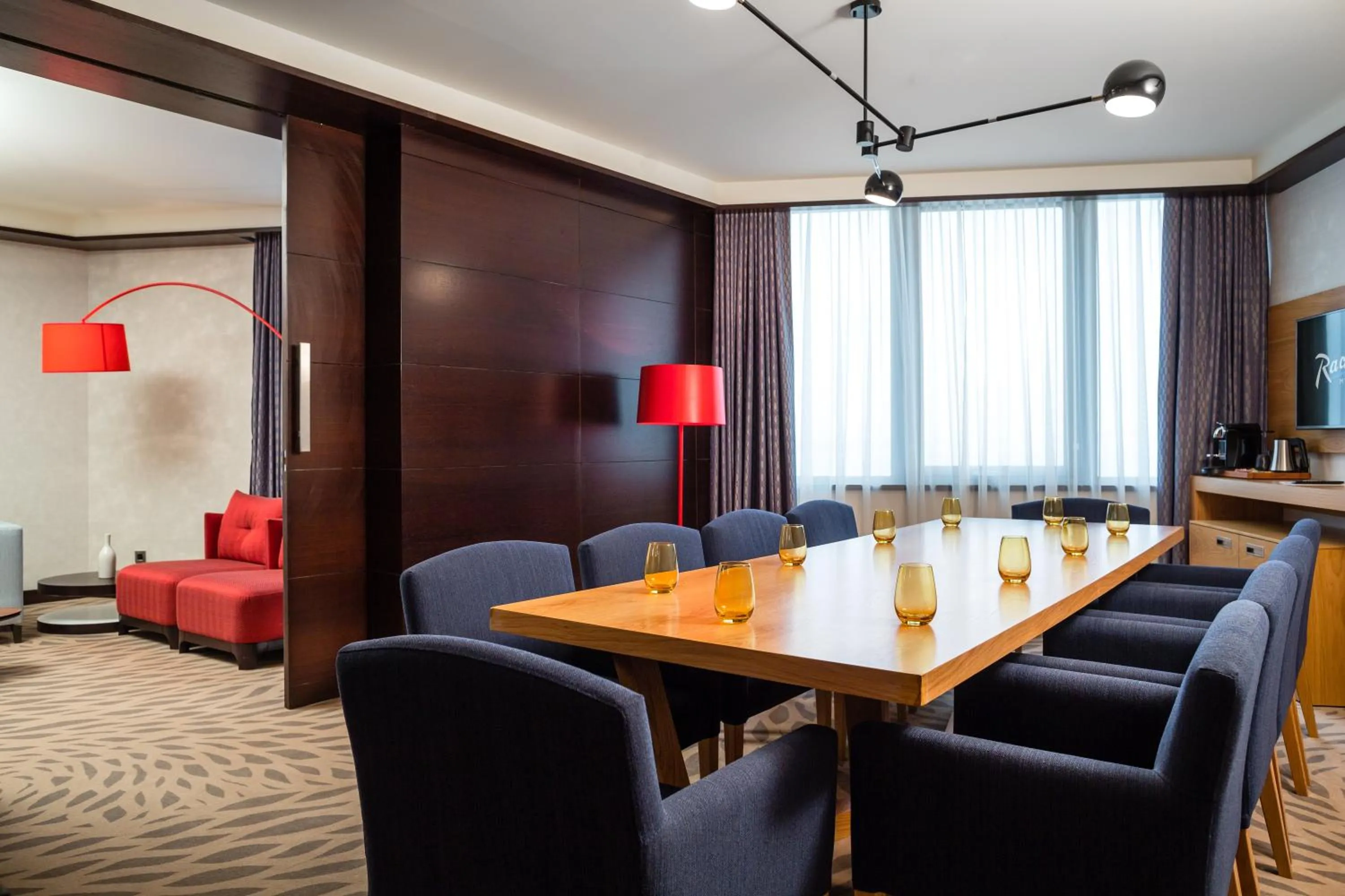 Seating area in Radisson Blu M'Bamou Palace Hotel, Brazzaville