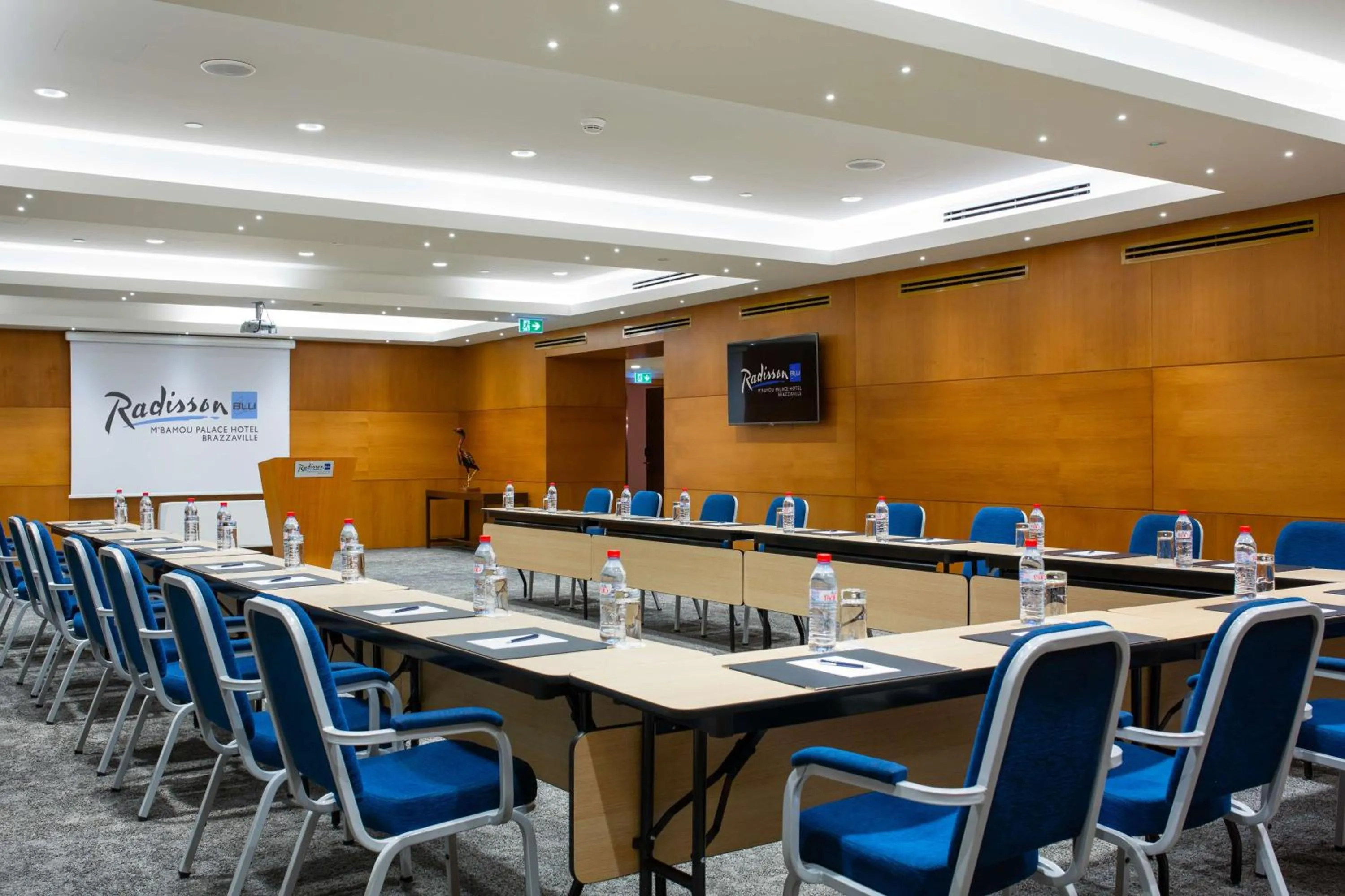 On site in Radisson Blu M'Bamou Palace Hotel, Brazzaville