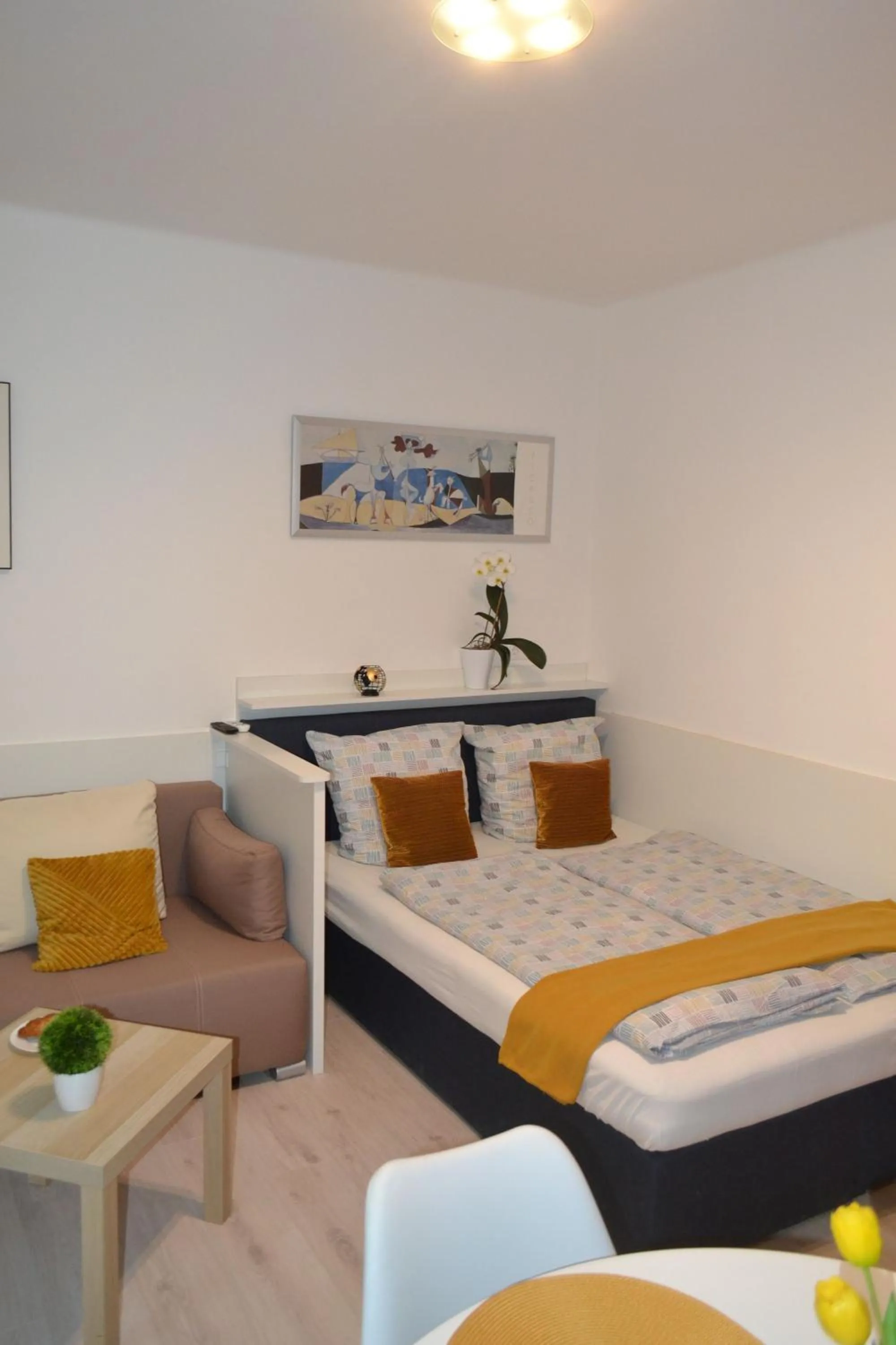 Photo of the whole room, Bed in Arapartman