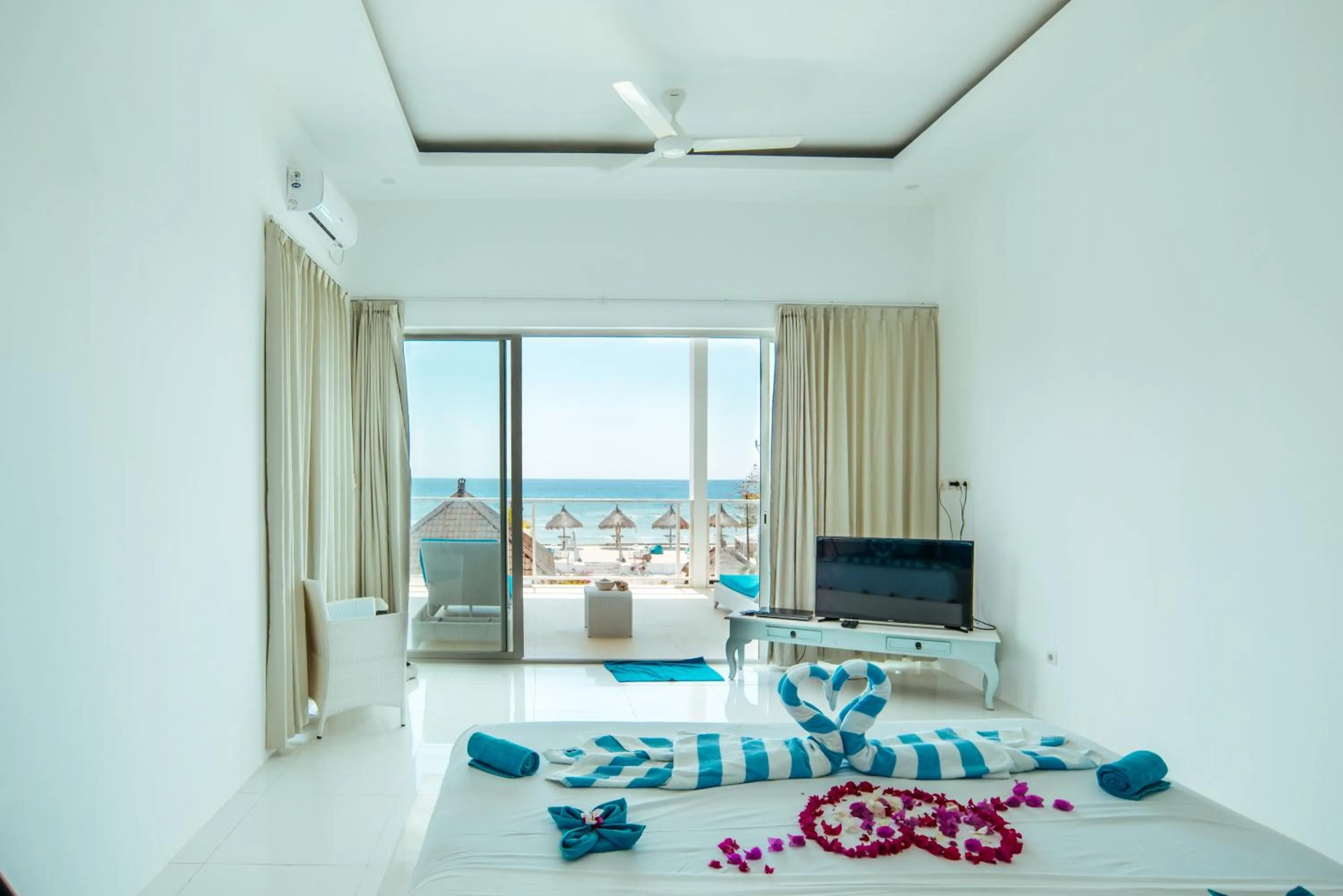 Sea view in Villa Gili Bali Beach