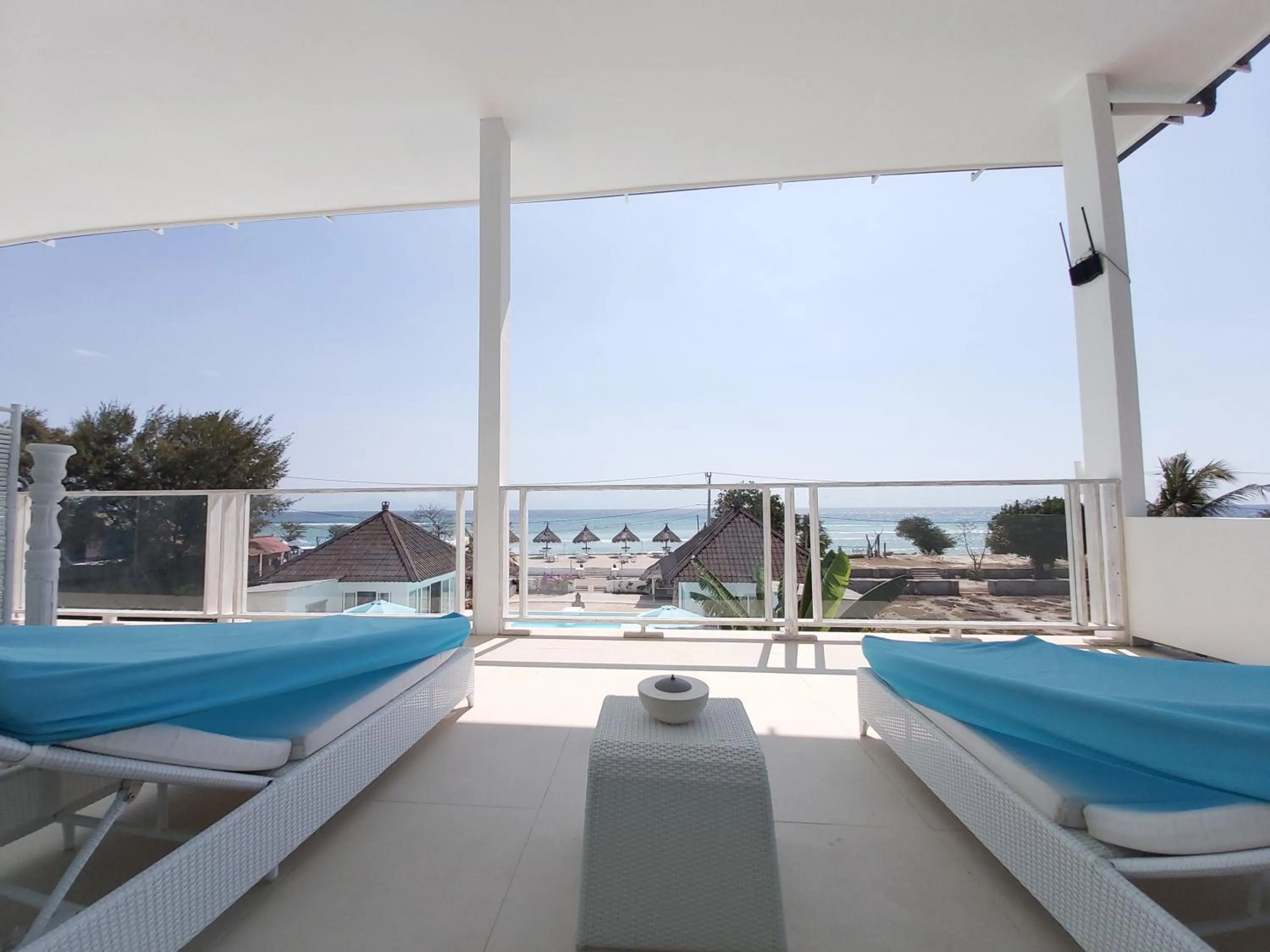 Patio in Villa Gili Bali Beach