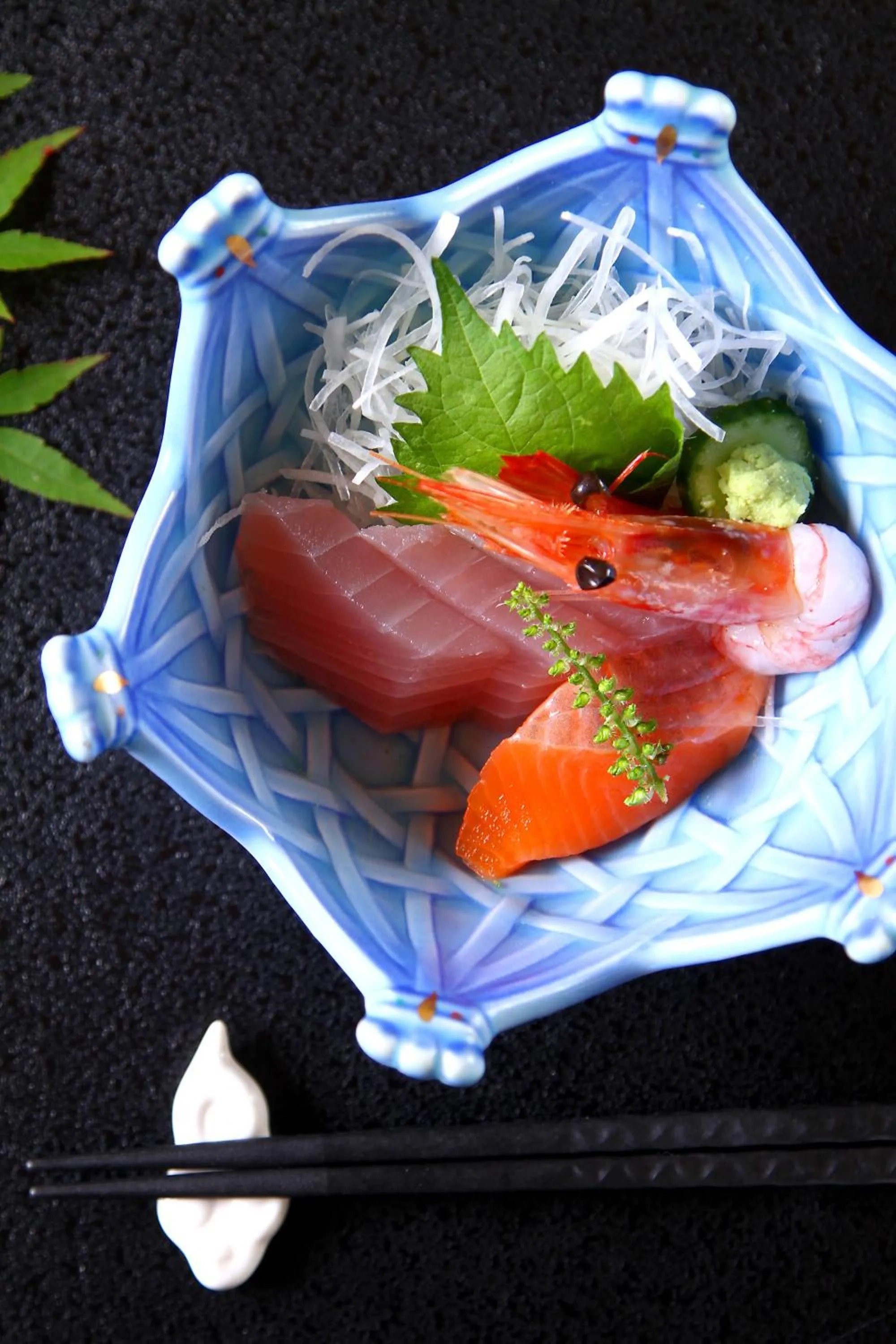 Food close-up in Mogamiya Ryokan