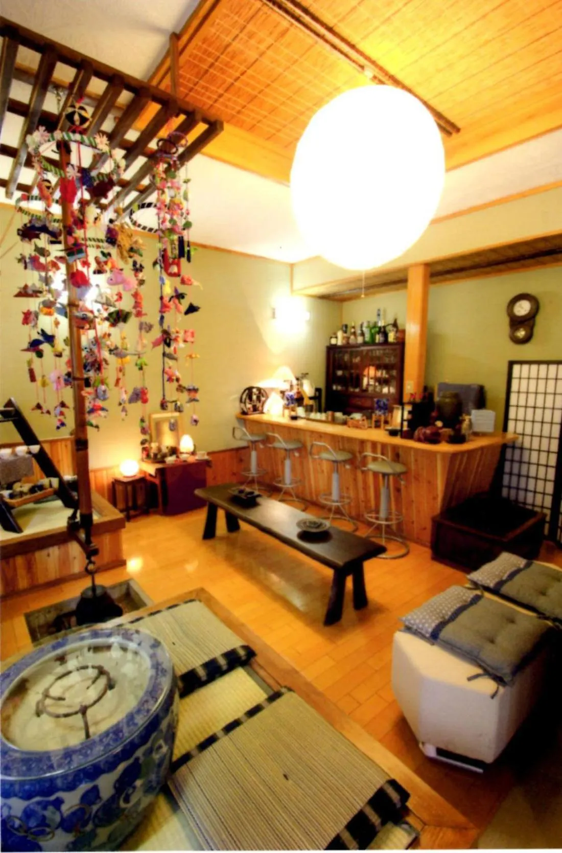 Decorative detail in Mogamiya Ryokan