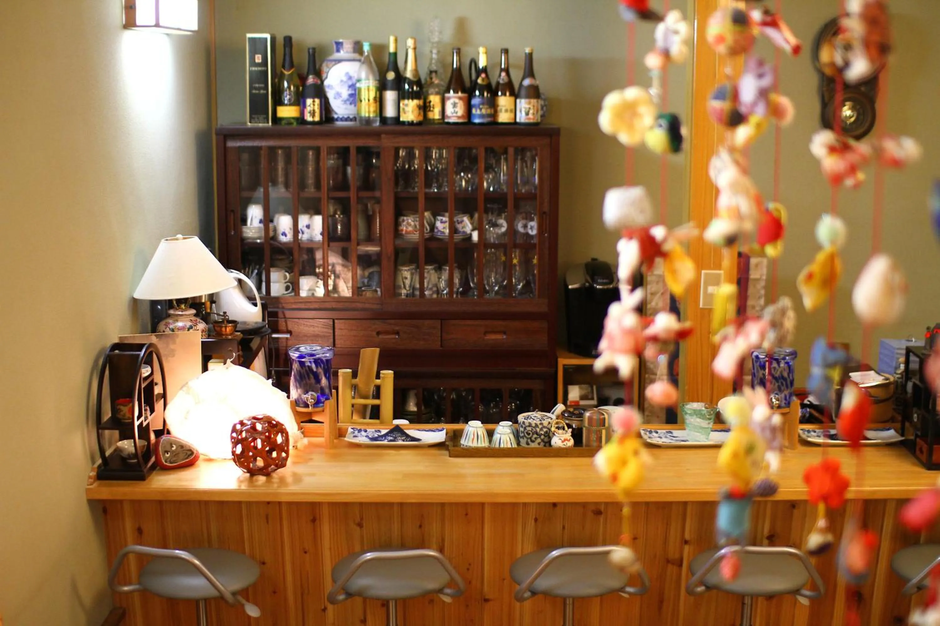 Decorative detail in Mogamiya Ryokan