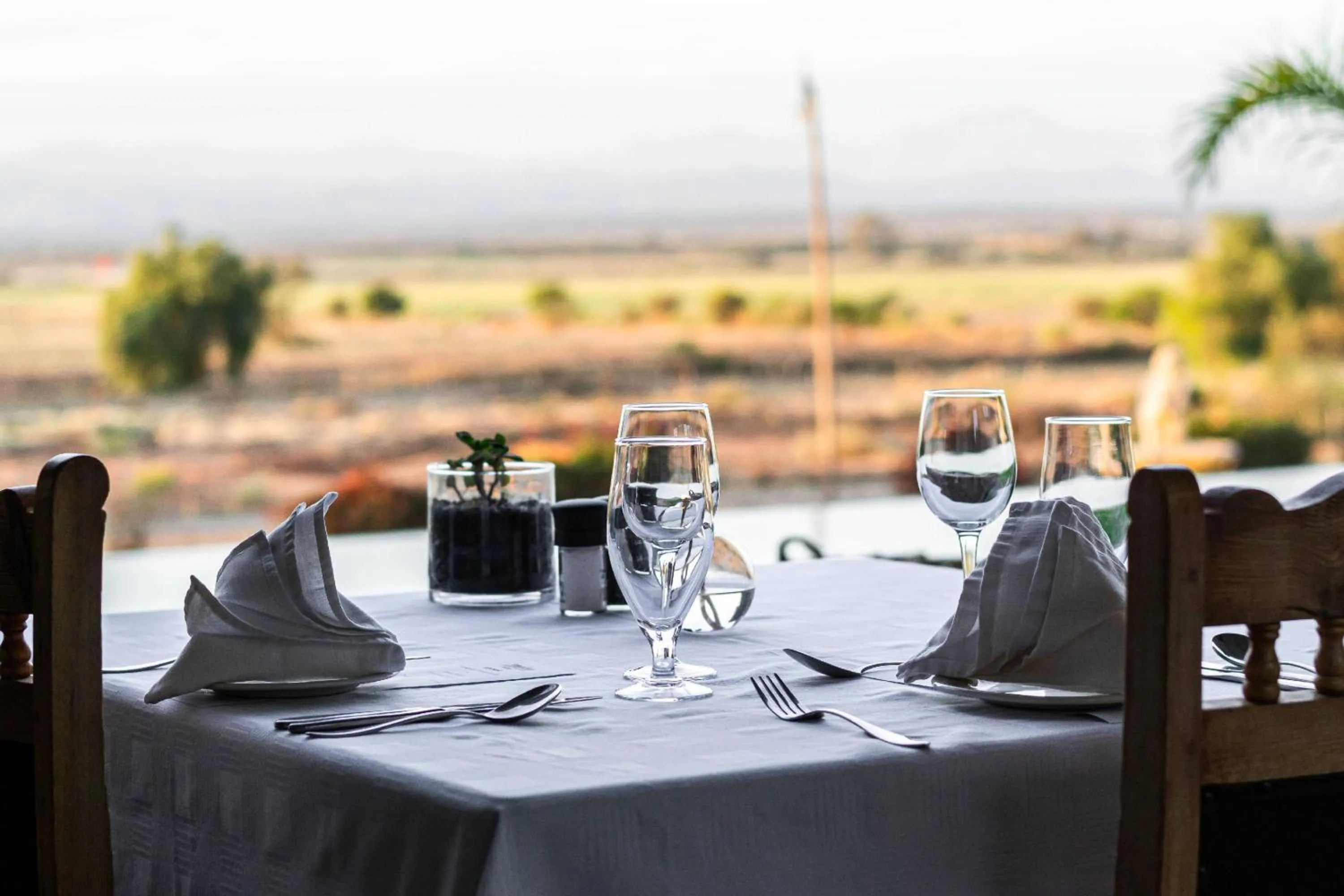 Restaurant/places to eat in Mooiplaas Guesthouse