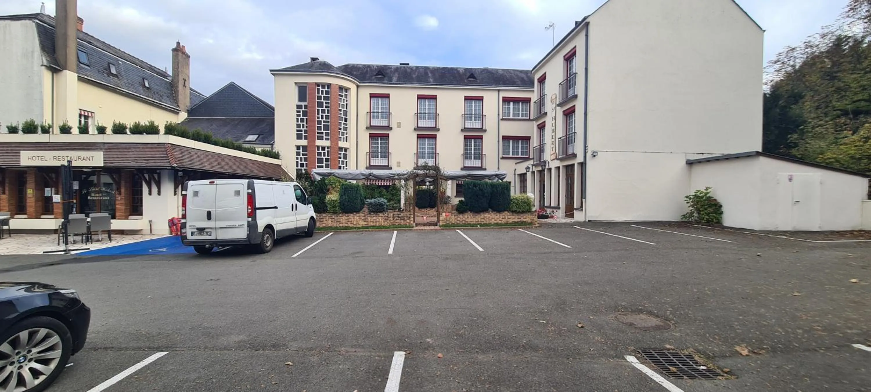 View (from property/room) in Logis Hôtel Saint-Hubert