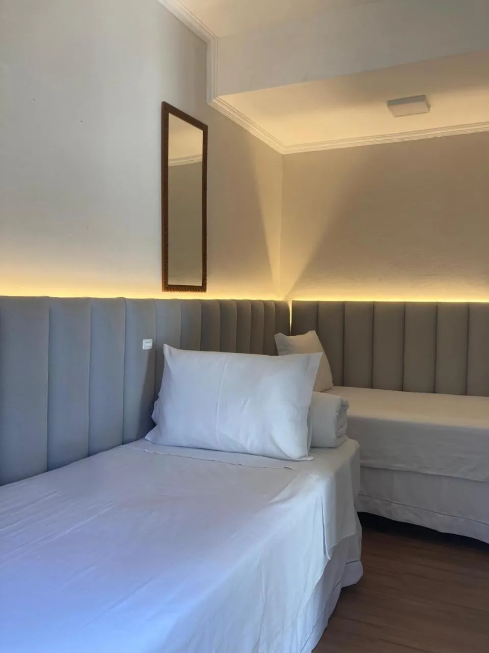 Bed in Pousada Vila Tio Lé