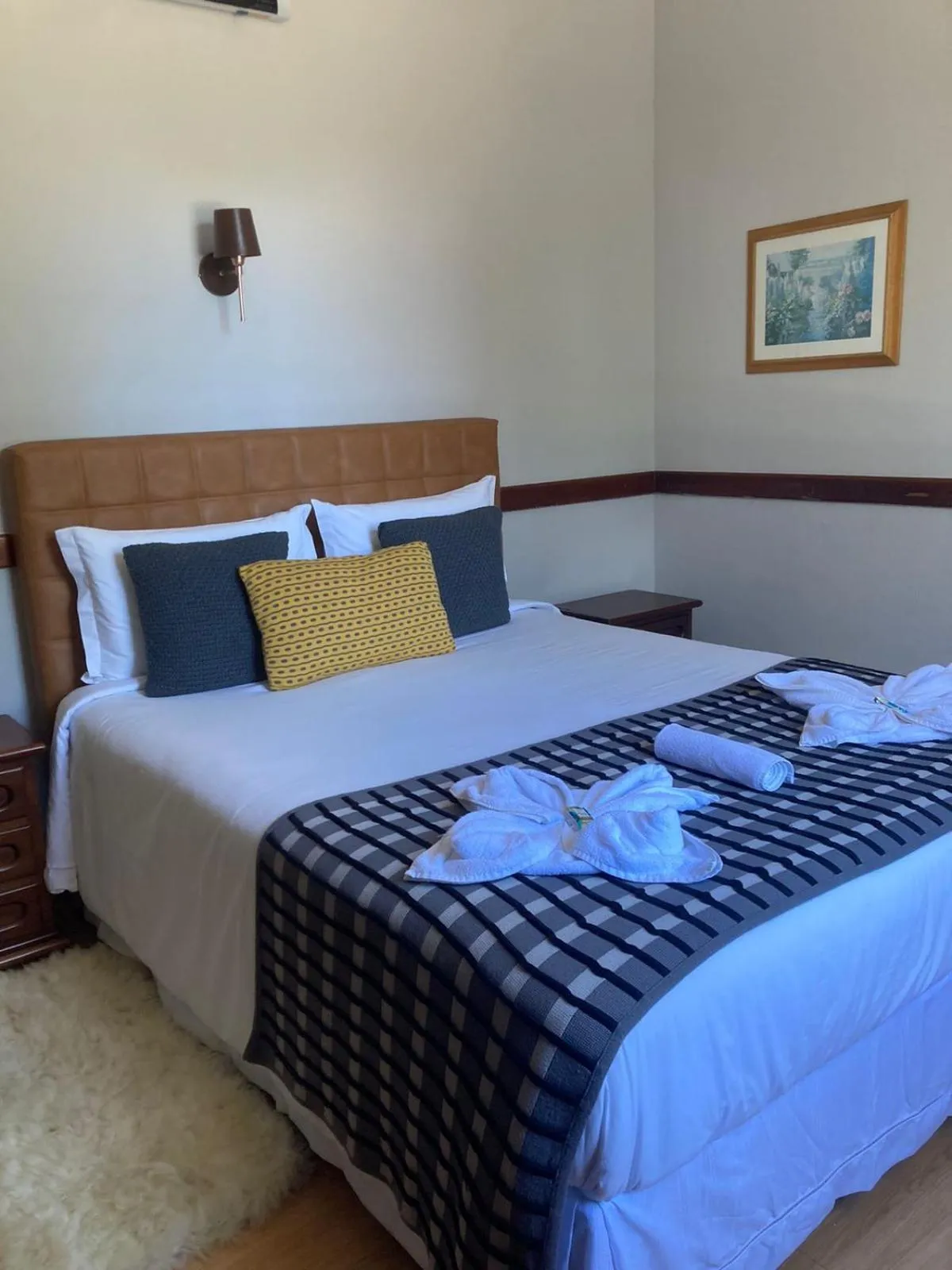 Bed in Pousada Vila Tio Lé