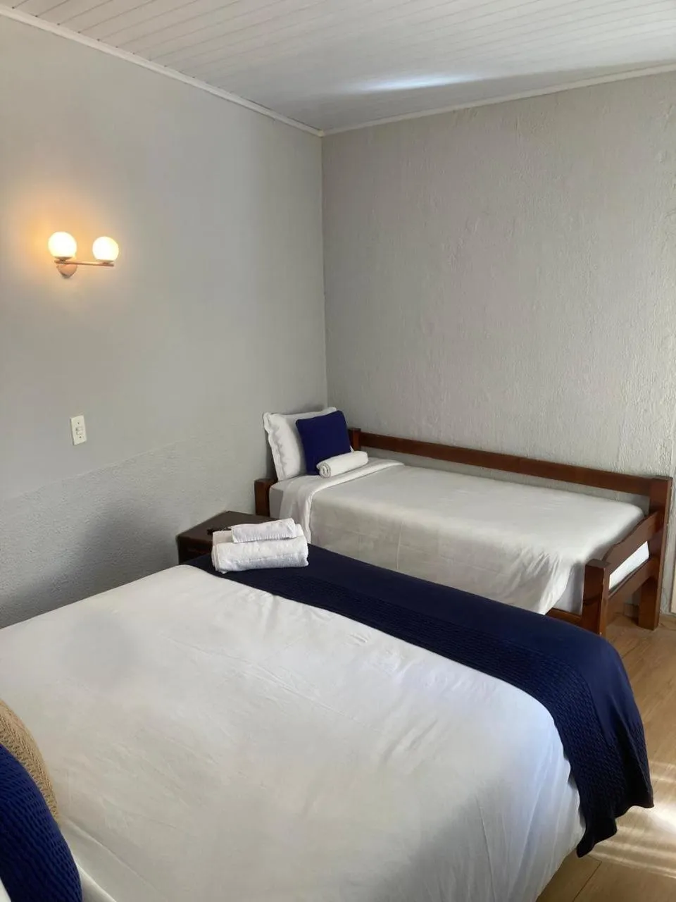 Bed in Pousada Vila Tio Lé