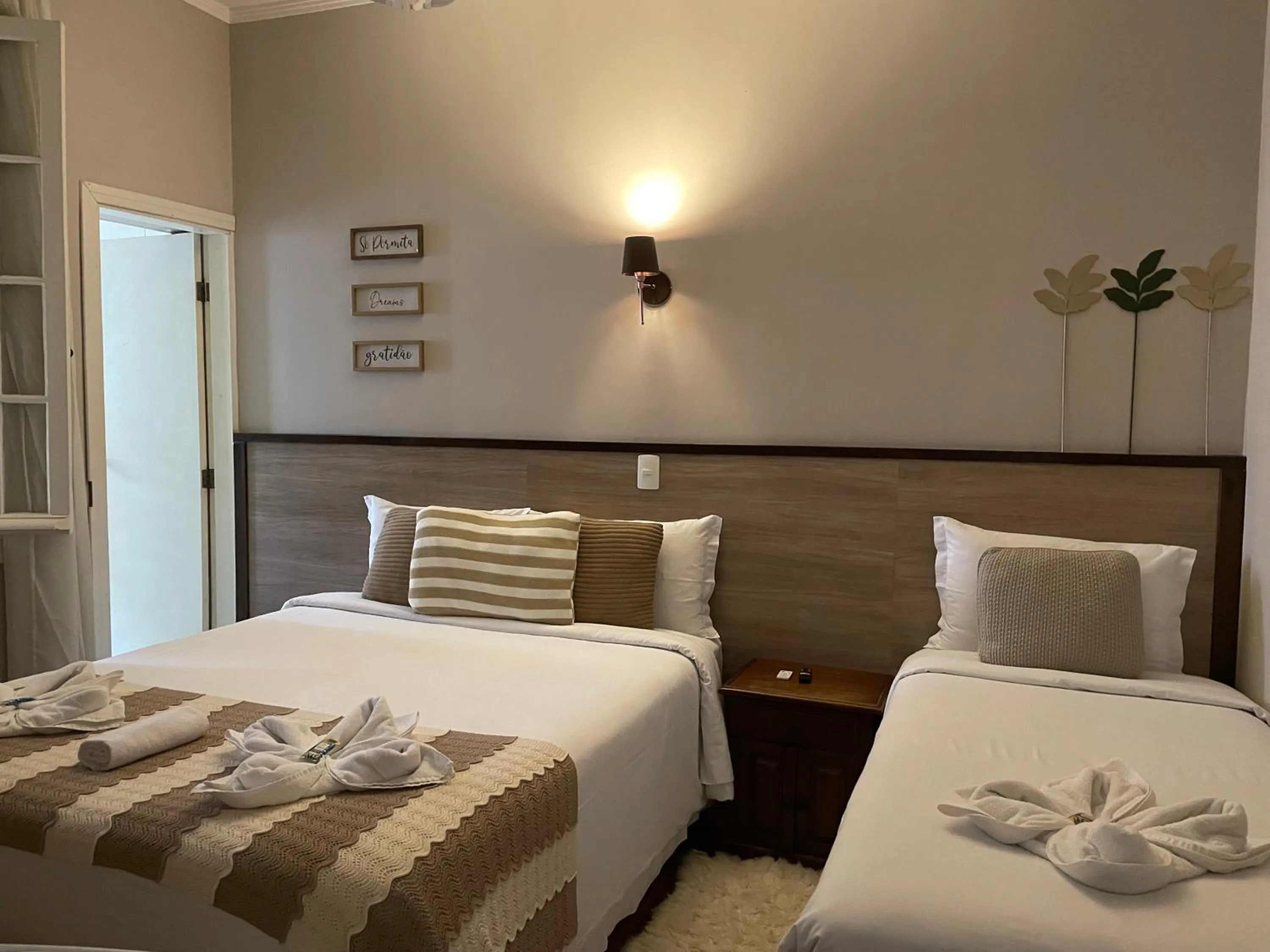 Bed in Pousada Vila Tio Lé