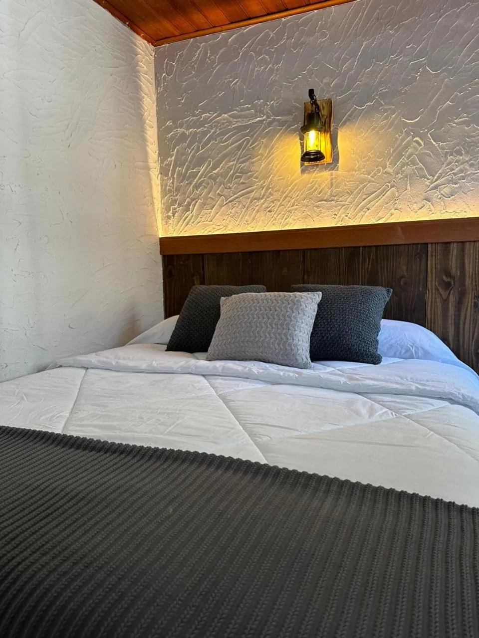 Bed in Pousada Vila Tio Lé