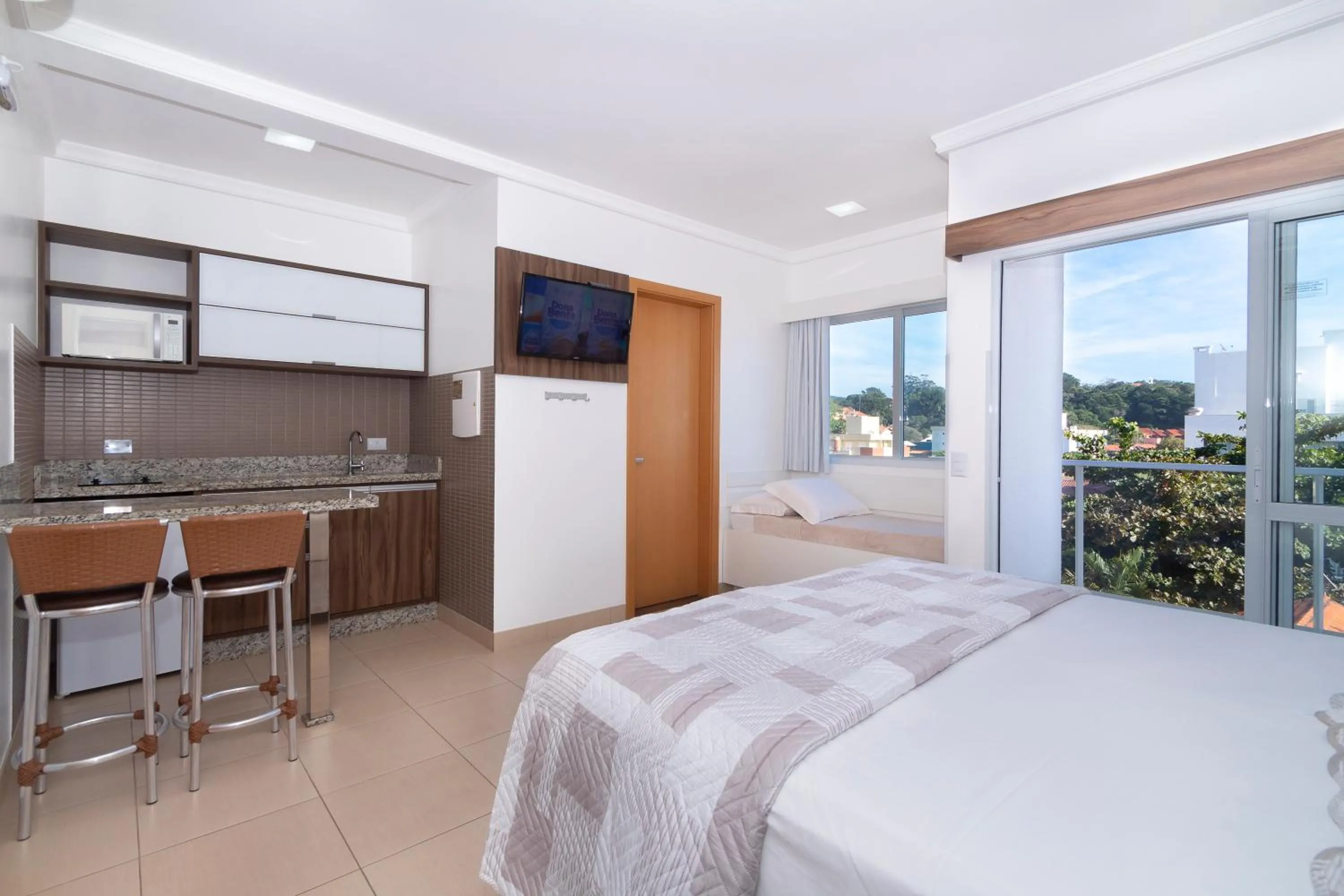 Bed in Pousada Riviera Bombinhas