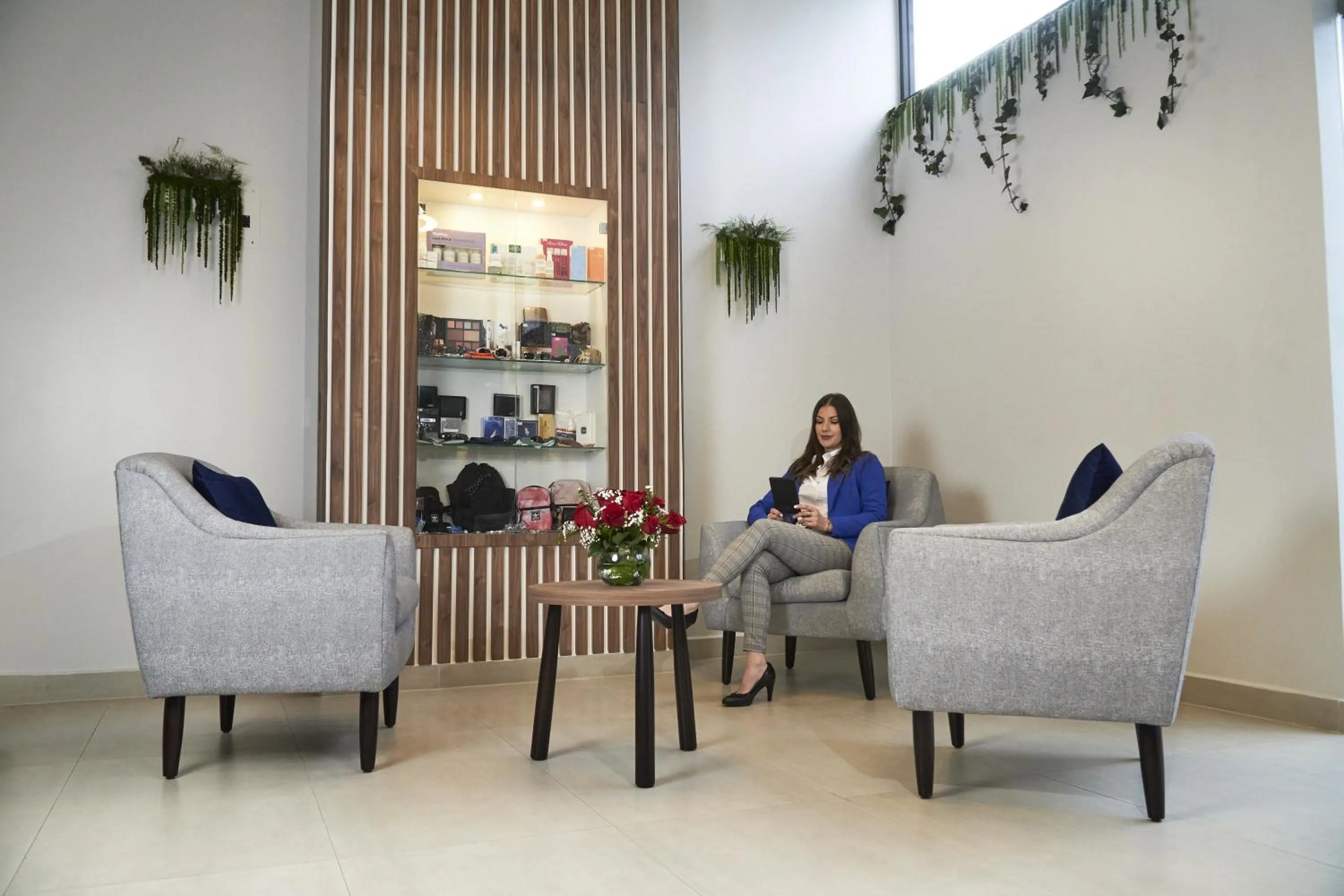 Lobby or reception in Hotel Montecarlo