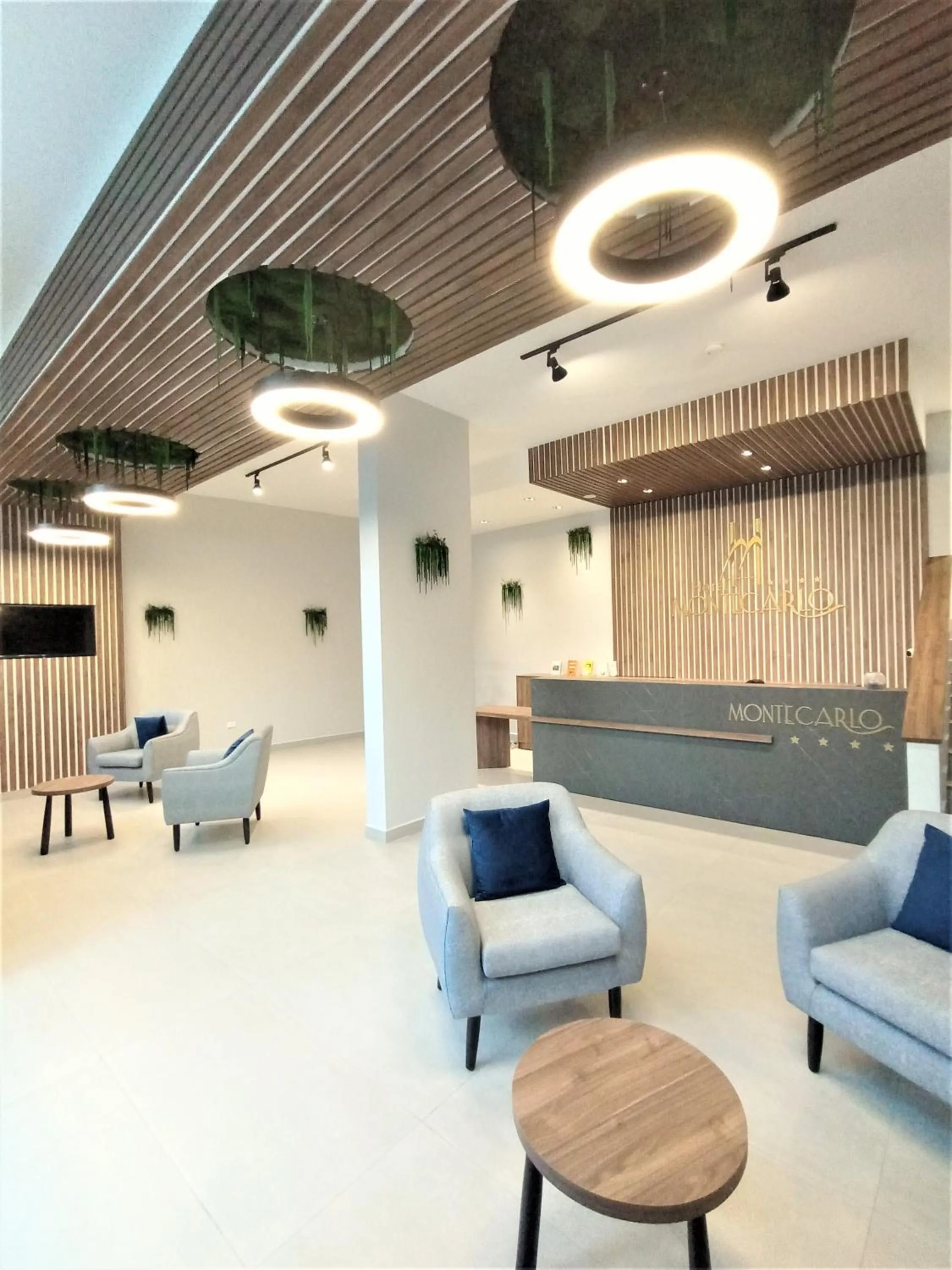 Lobby or reception in Hotel Montecarlo