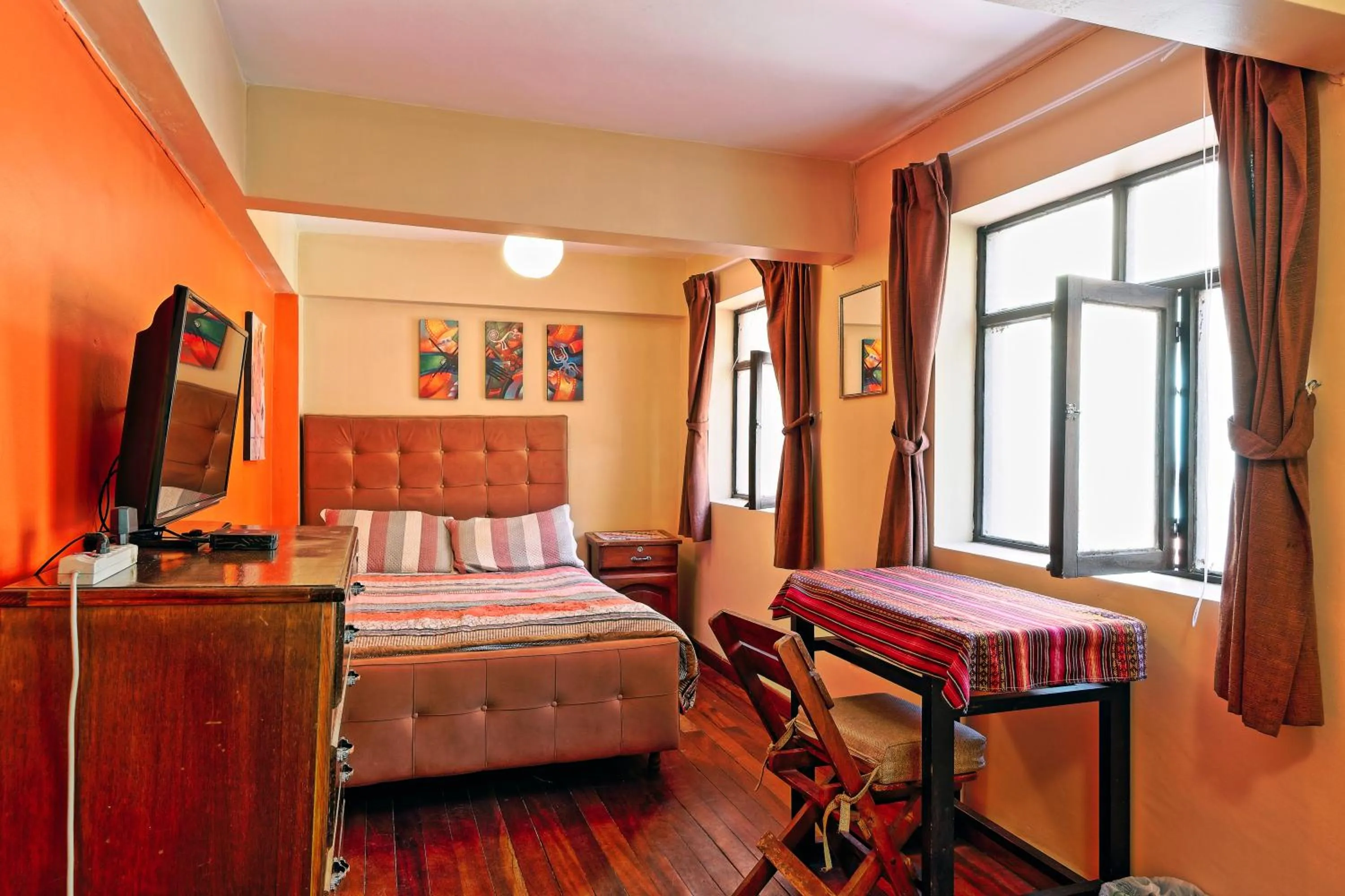 Photo of the whole room, Bed in Colors House