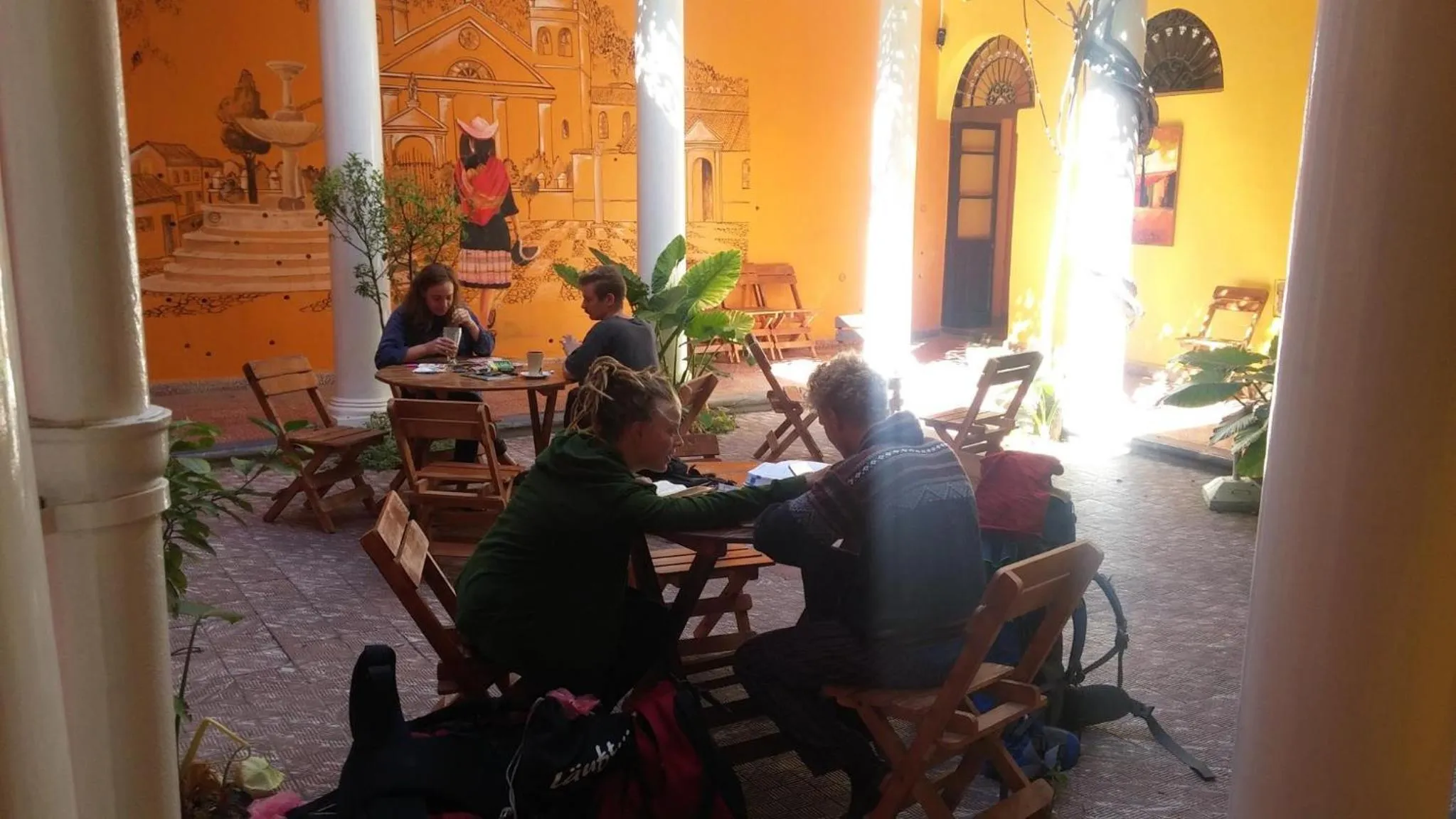 Patio in Colors House