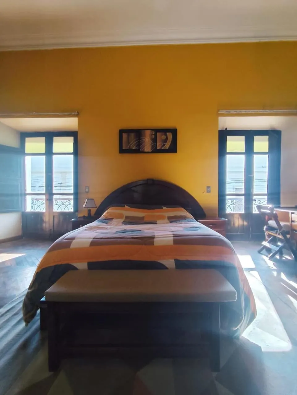 Property building, Bed in Colors House