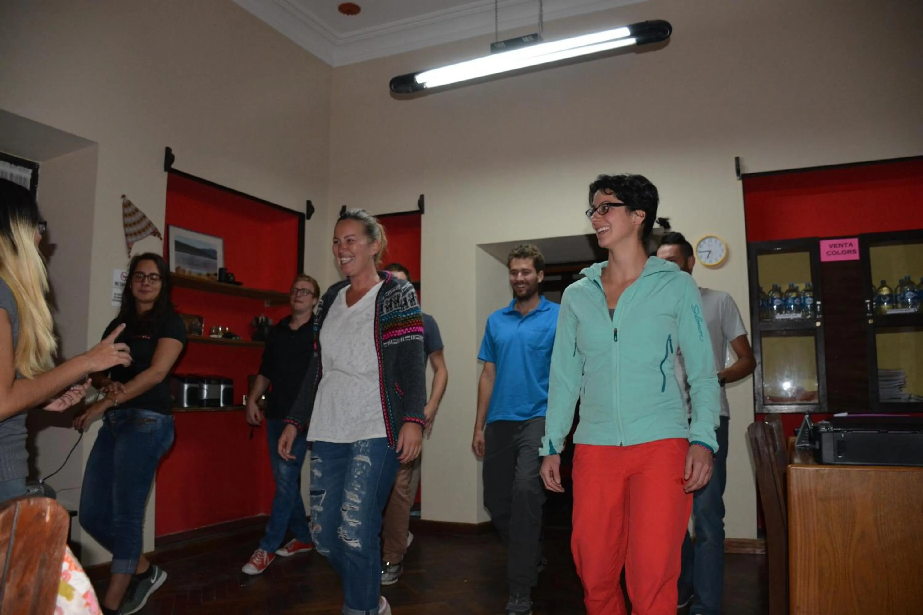 group of guests in Colors House