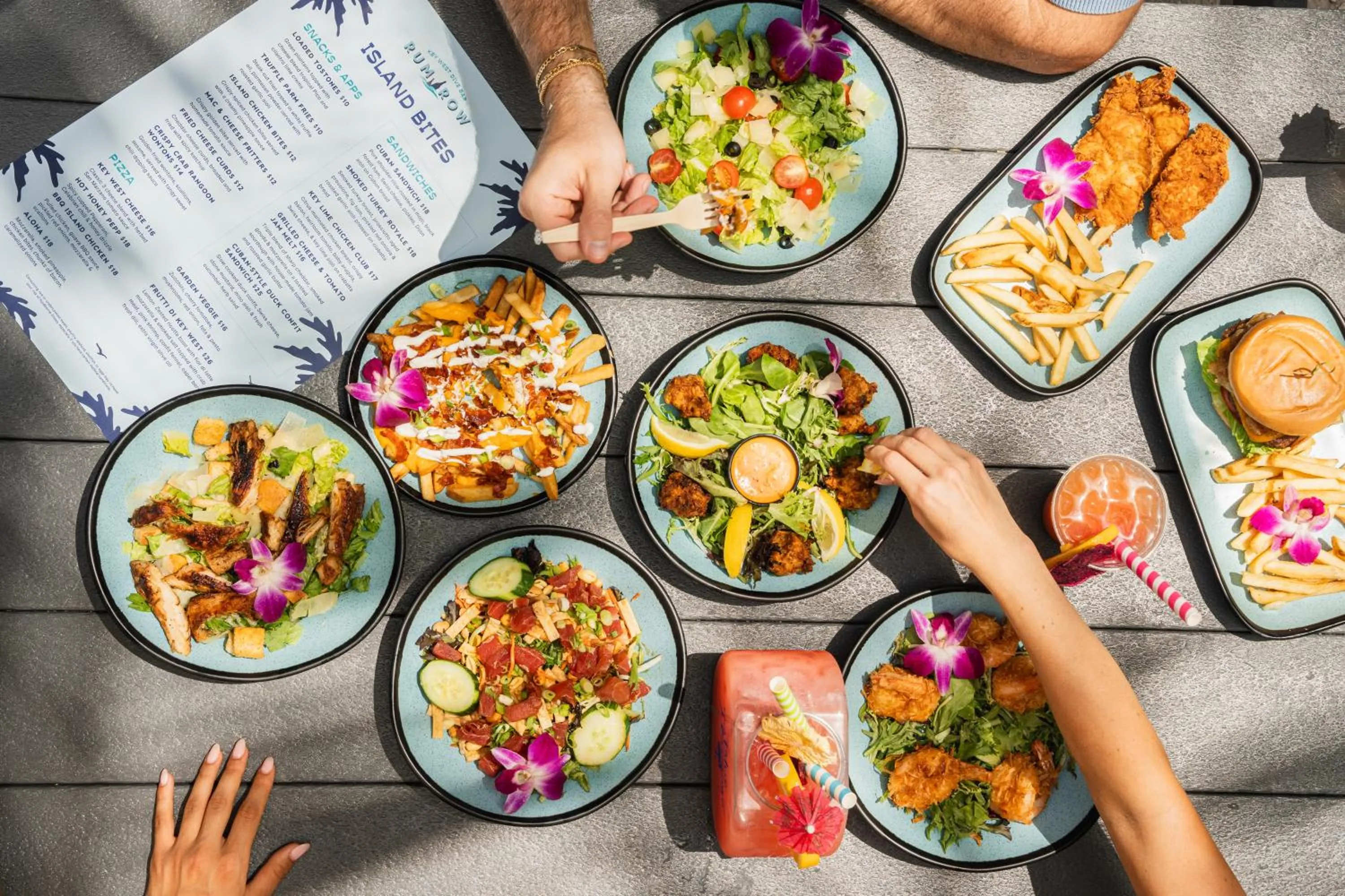 Food close-up in Blue Flamingo Resort Key West