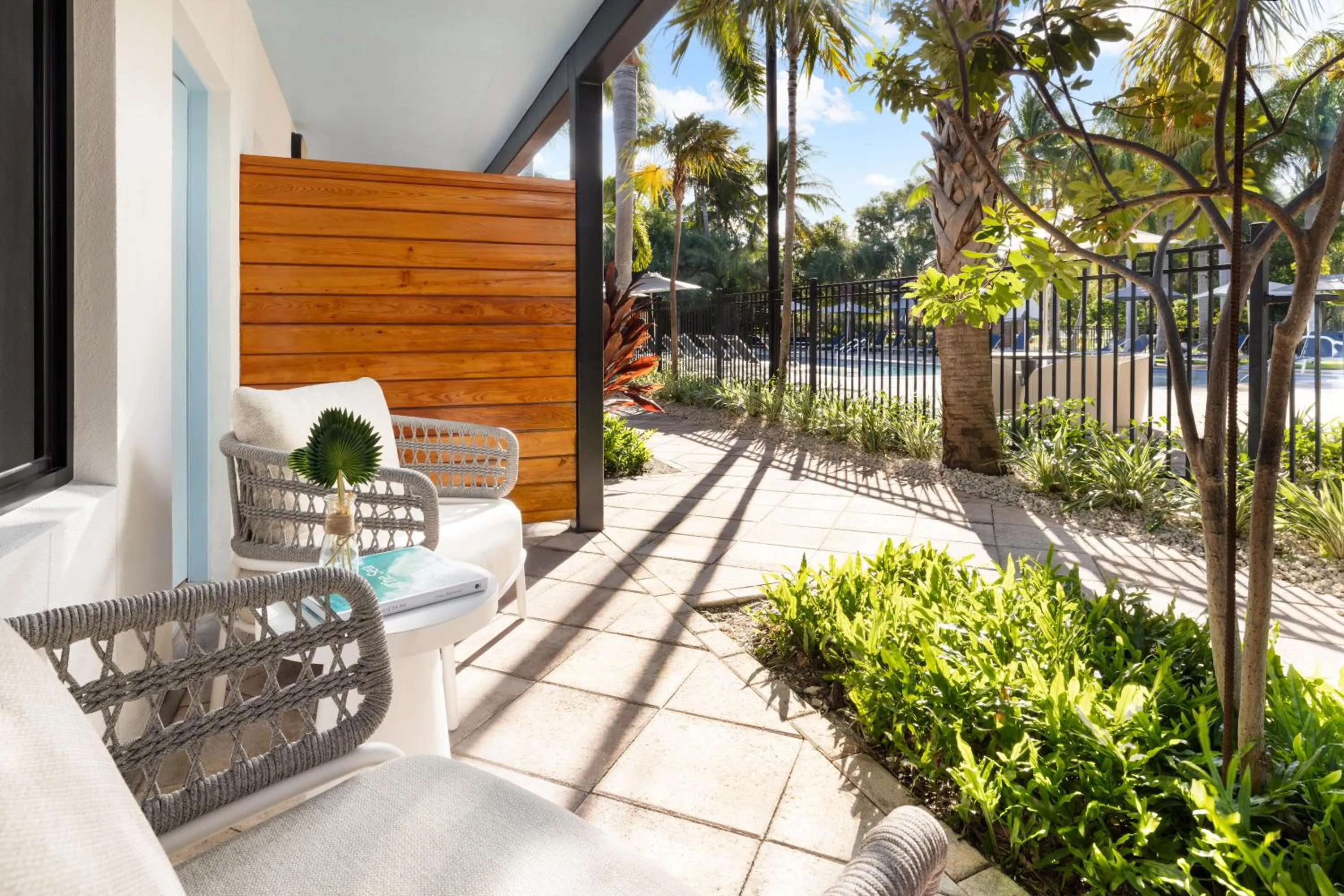 Patio in Blue Flamingo Resort Key West