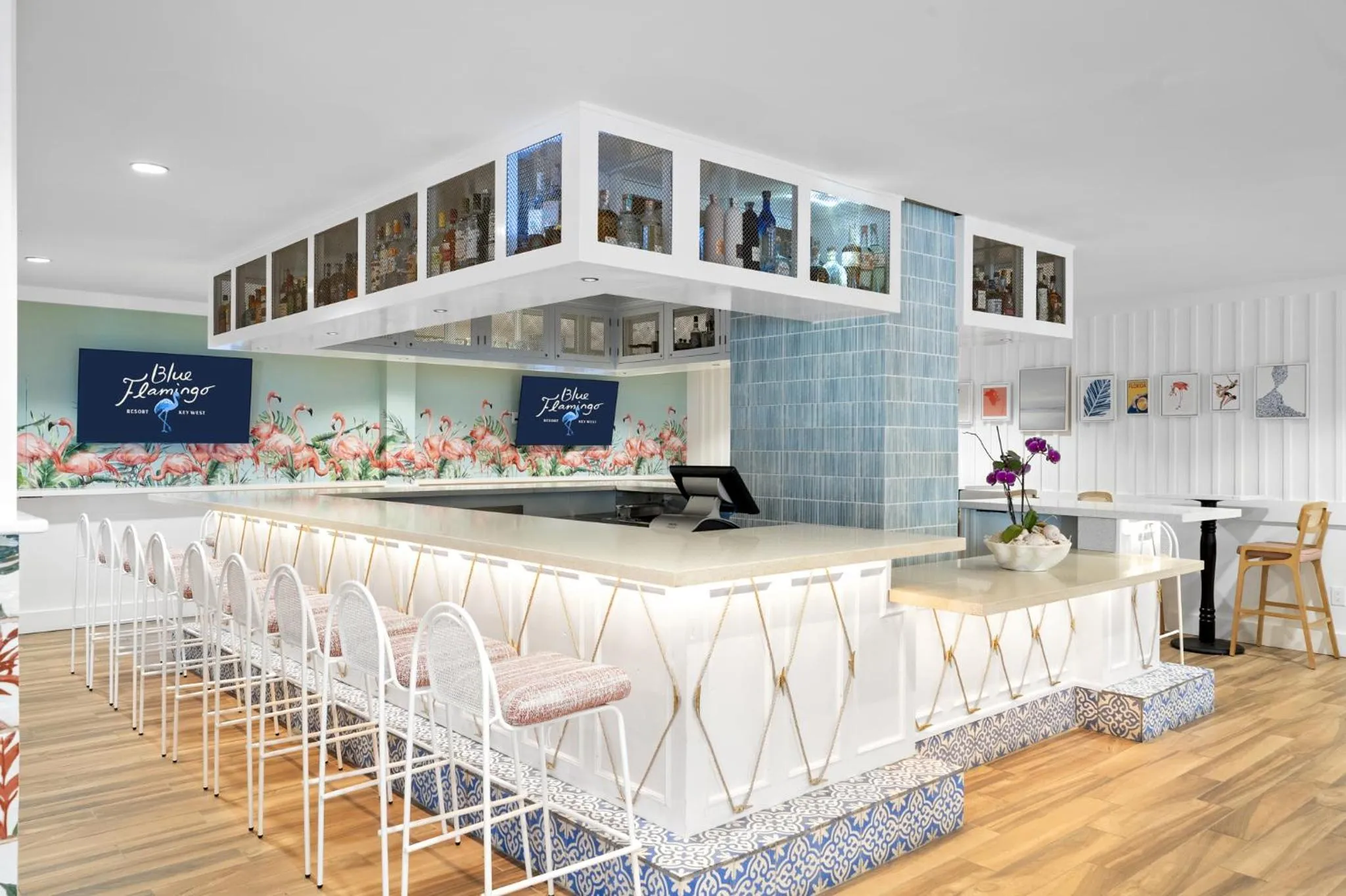 Lounge or bar in Blue Flamingo Resort Key West