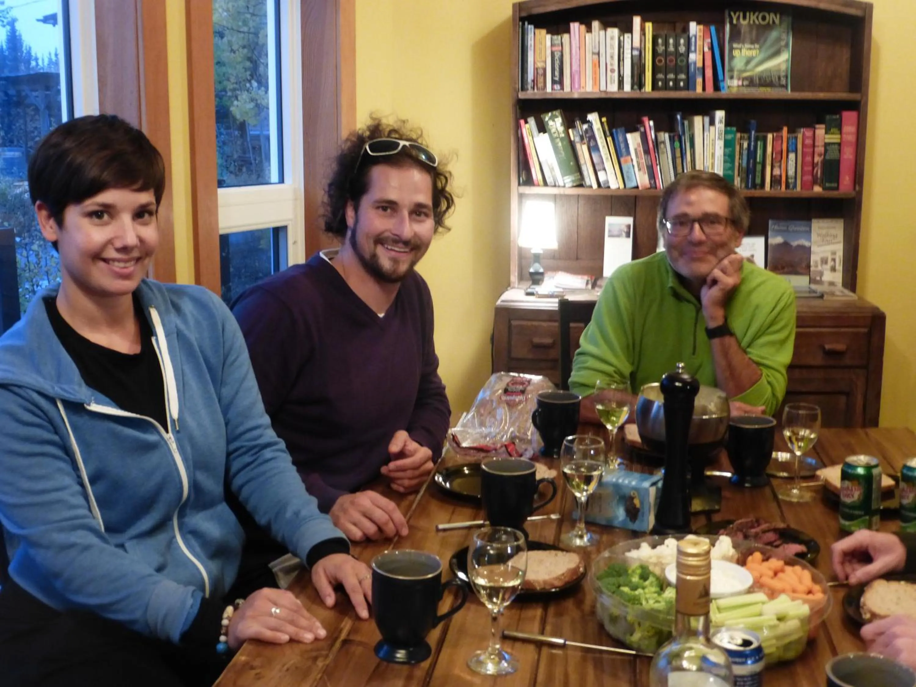 Communal lounge/ TV room in Wanderer's Inn Backpackers Hostel