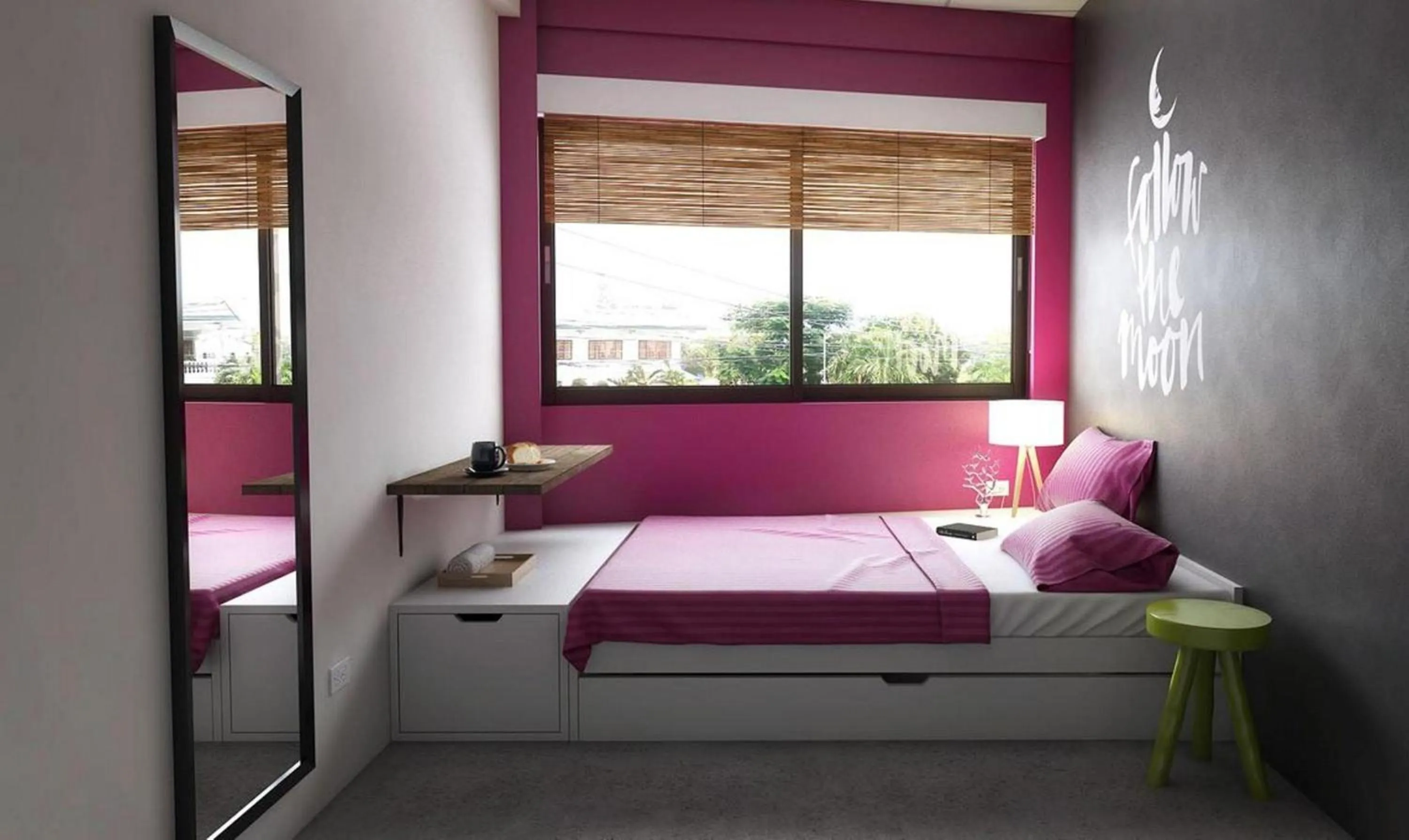 Bedroom in Moon Fools Hostel