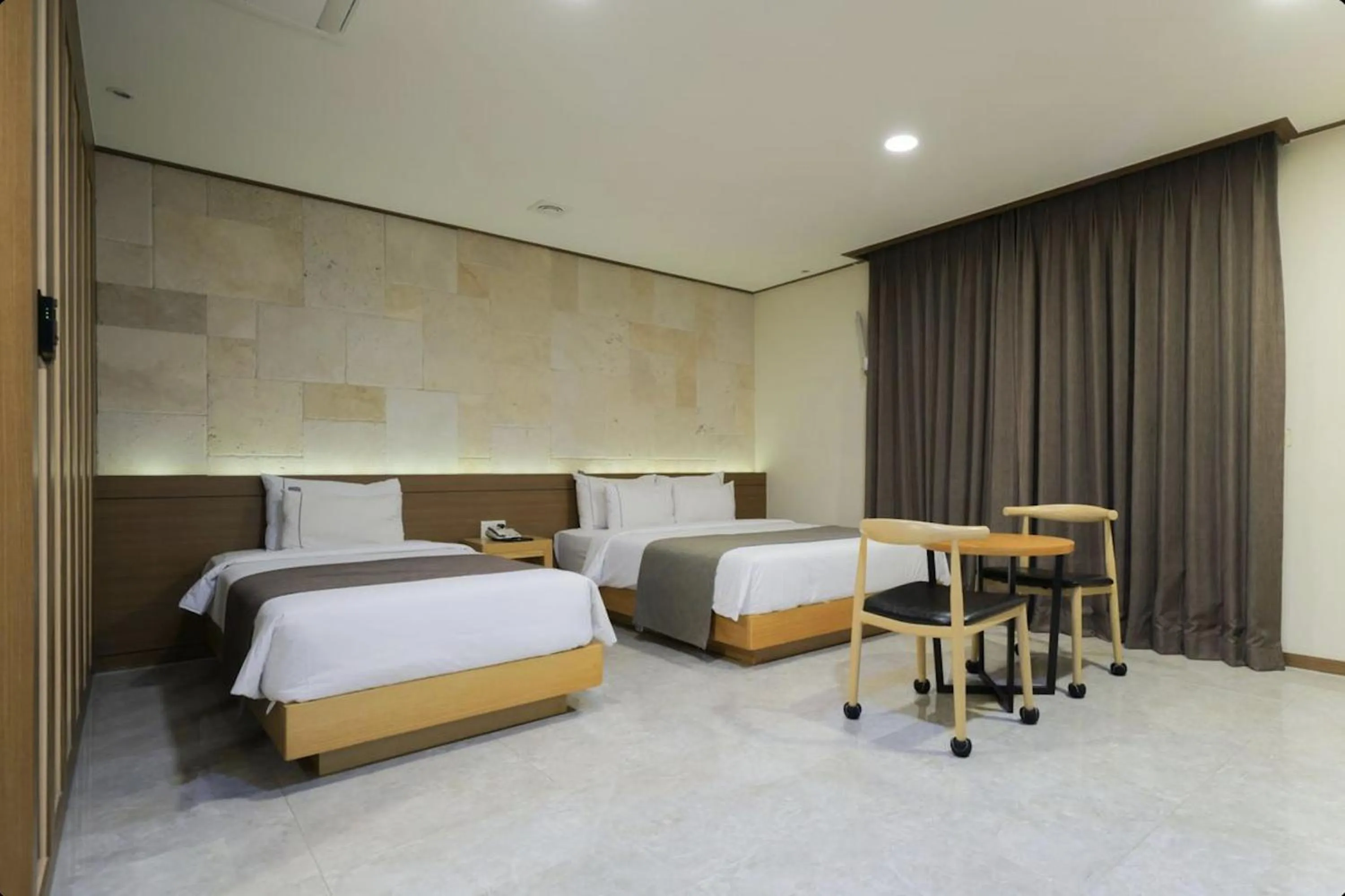 Bed in Yeosu Hotel Zava